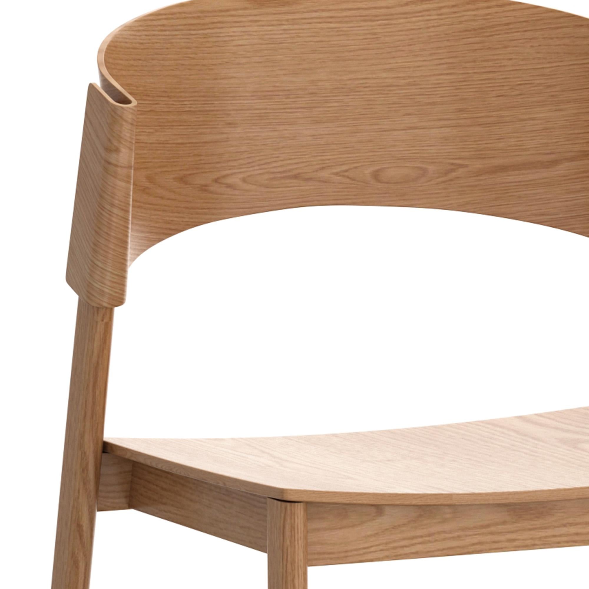!nspire Elias 202-849NAT Contract Grade Chair - Natural IMAGE 6