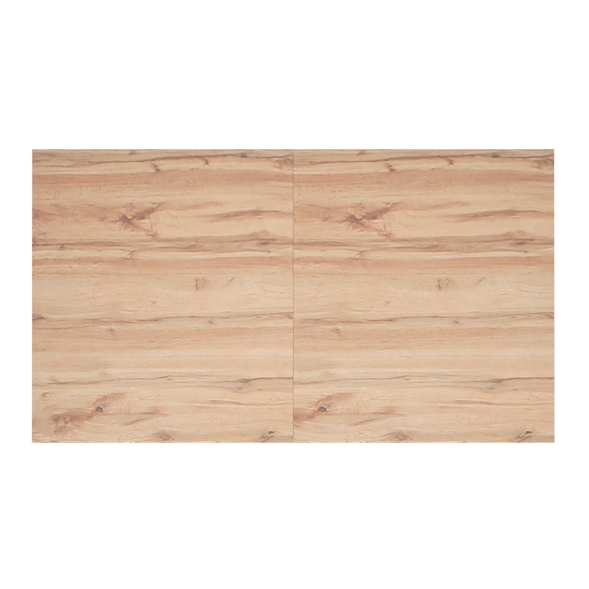 Worldwide Home Furnishings Forna/Cortez 207-161NAT_081BLK_BK 7 pc Dining Set - Natural Table with Black Chair IMAGE 6