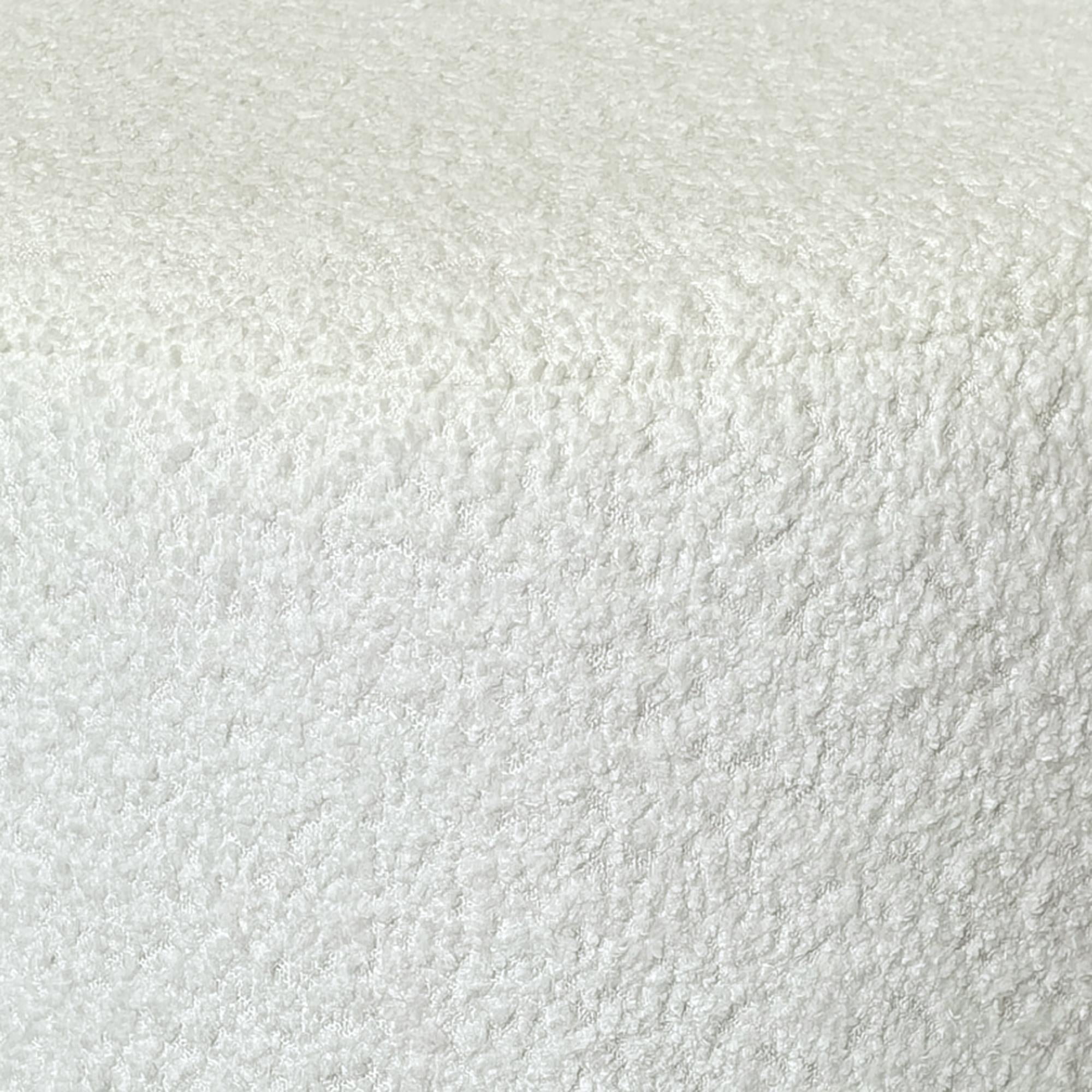!nspire Kiraz 402-839IV_WT Round Ottoman - Ivory & White IMAGE 7