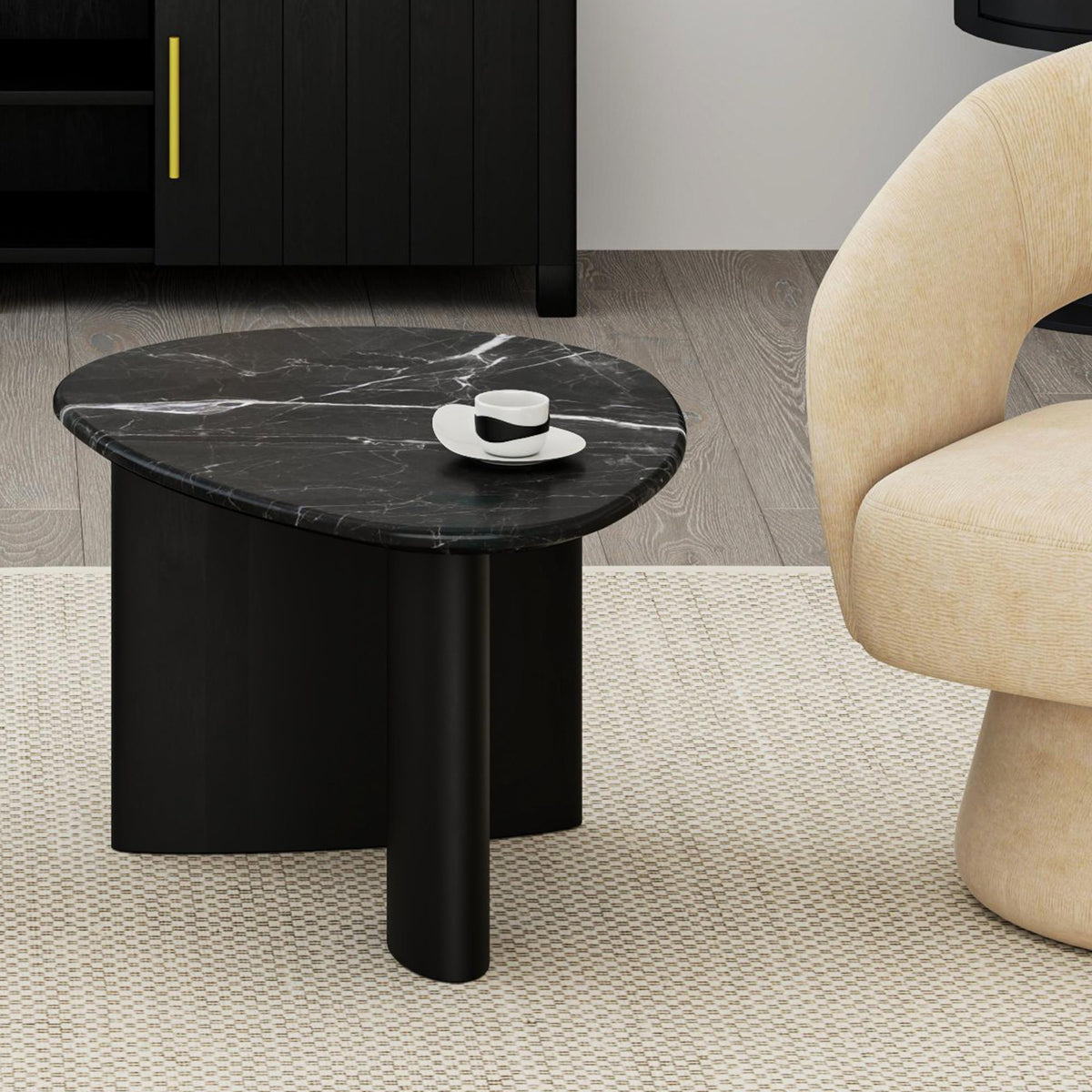 !nspire Lyriq 301-975BLK Coffee Table - Black IMAGE 2