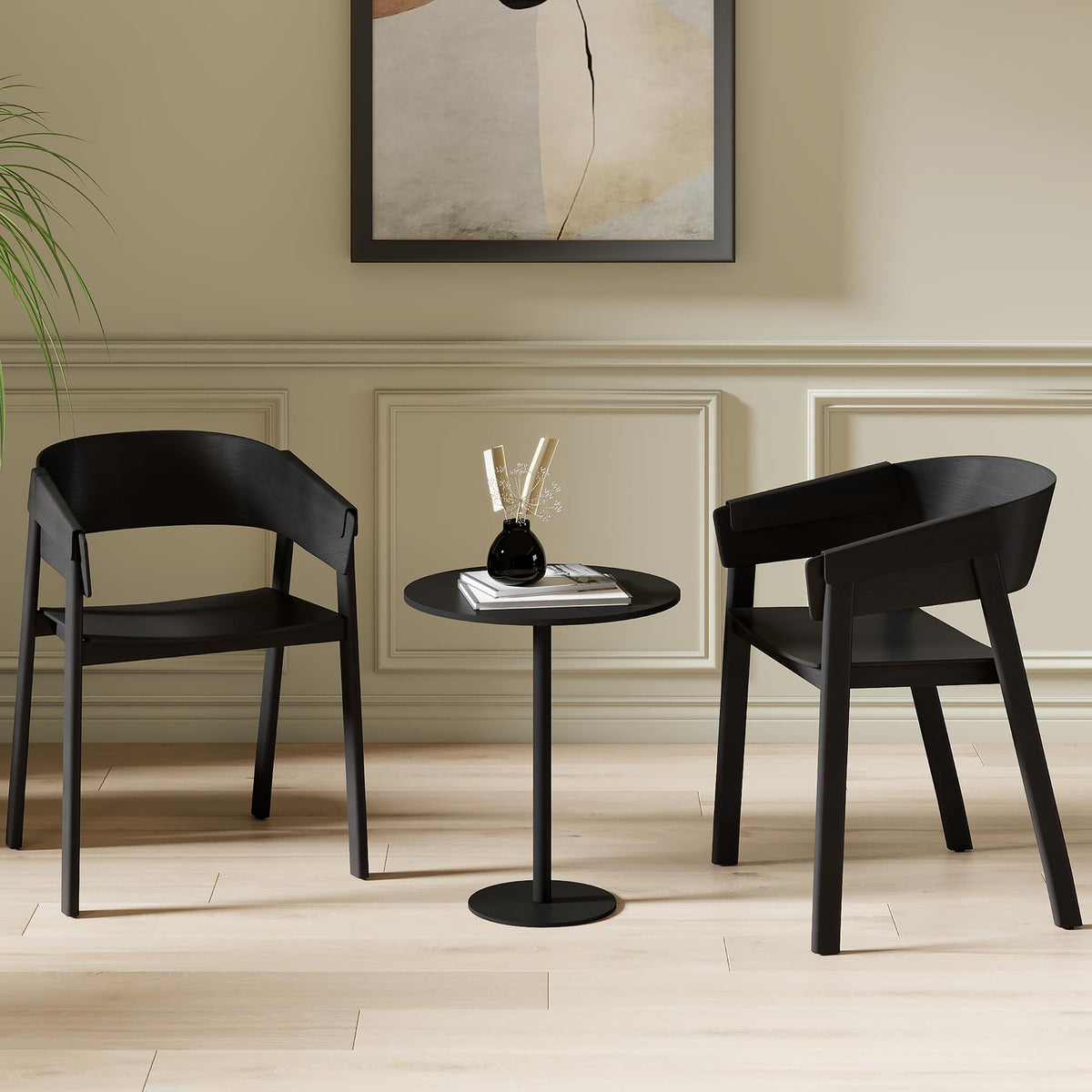 !nspire Mateo 202-563BLK Contract Grade Chair - Black IMAGE 2