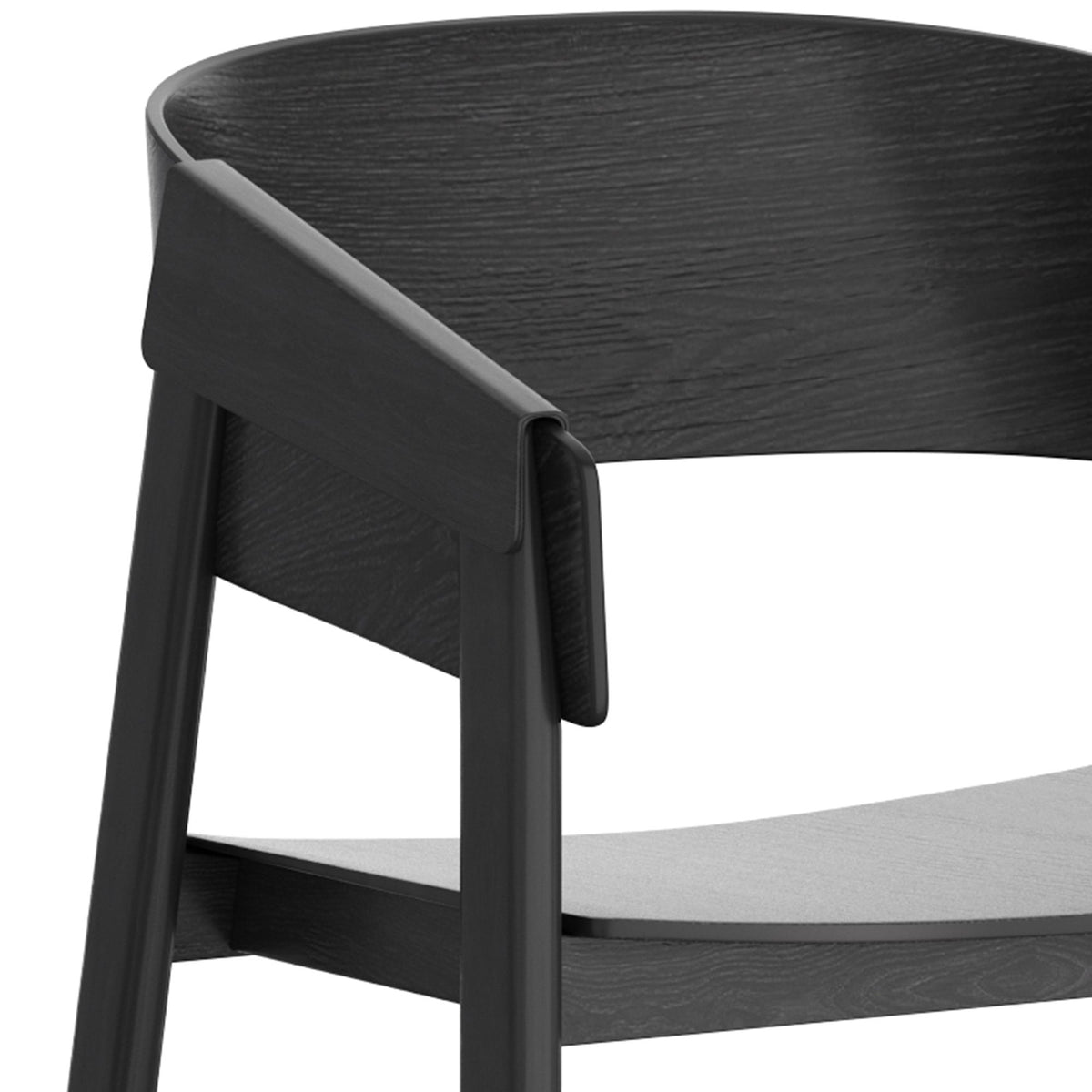 !nspire Mateo 202-563BLK Contract Grade Chair - Black IMAGE 6