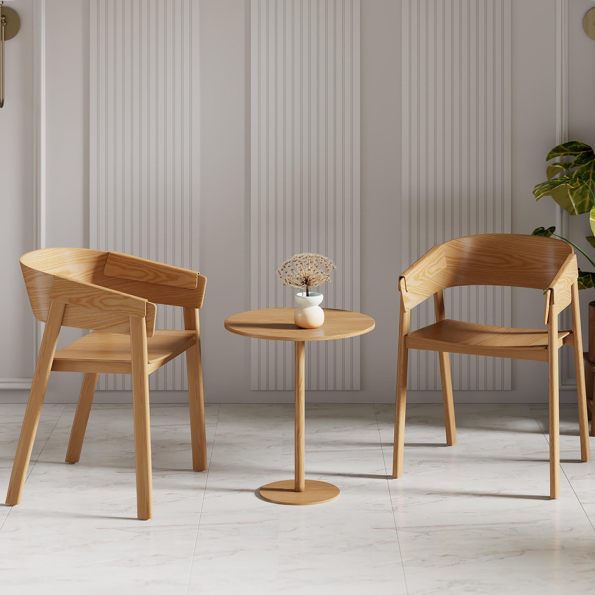 !nspire Mateo 202-563NAT Contract Grade Chair - Natural IMAGE 2