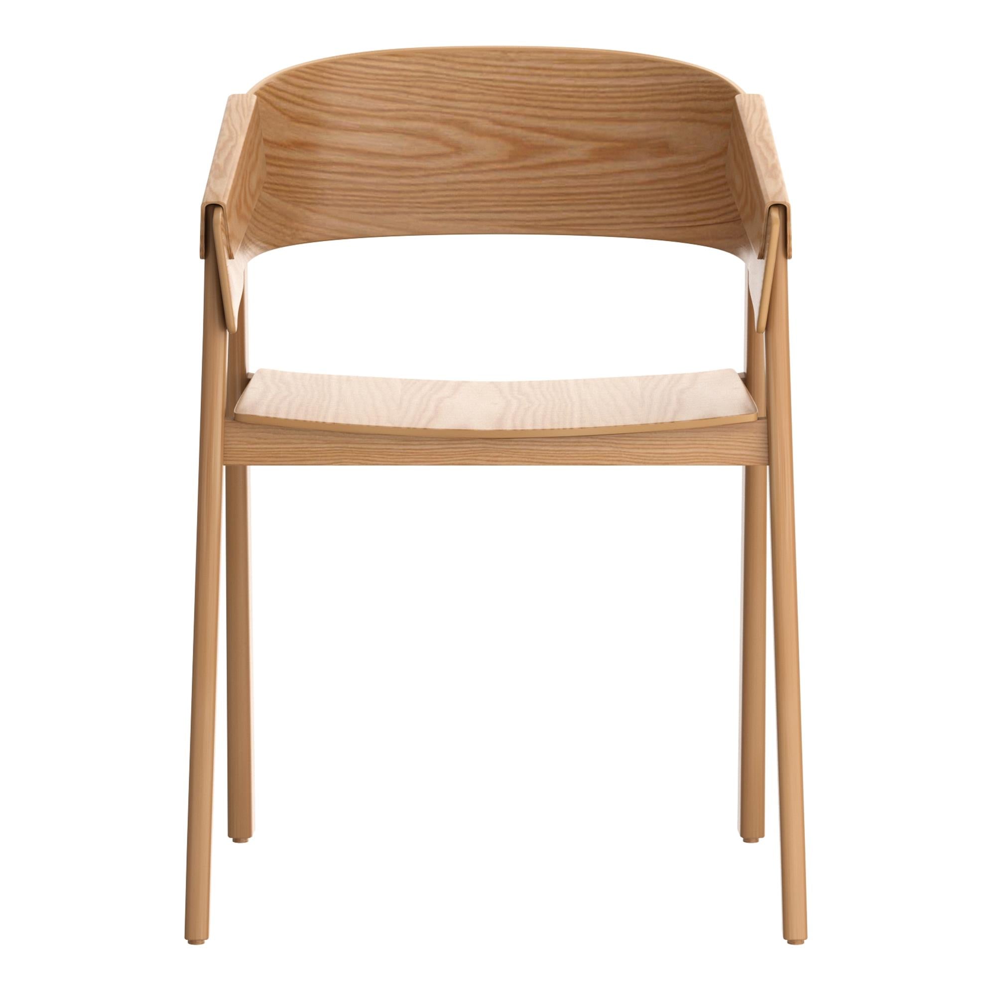 !nspire Mateo 202-563NAT Contract Grade Chair - Natural IMAGE 5