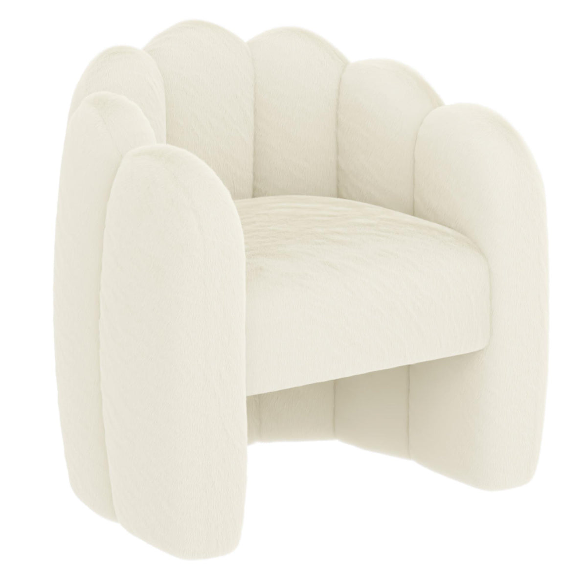 !nspire Pandora 403-385IV Accent Chair - Ivory IMAGE 1