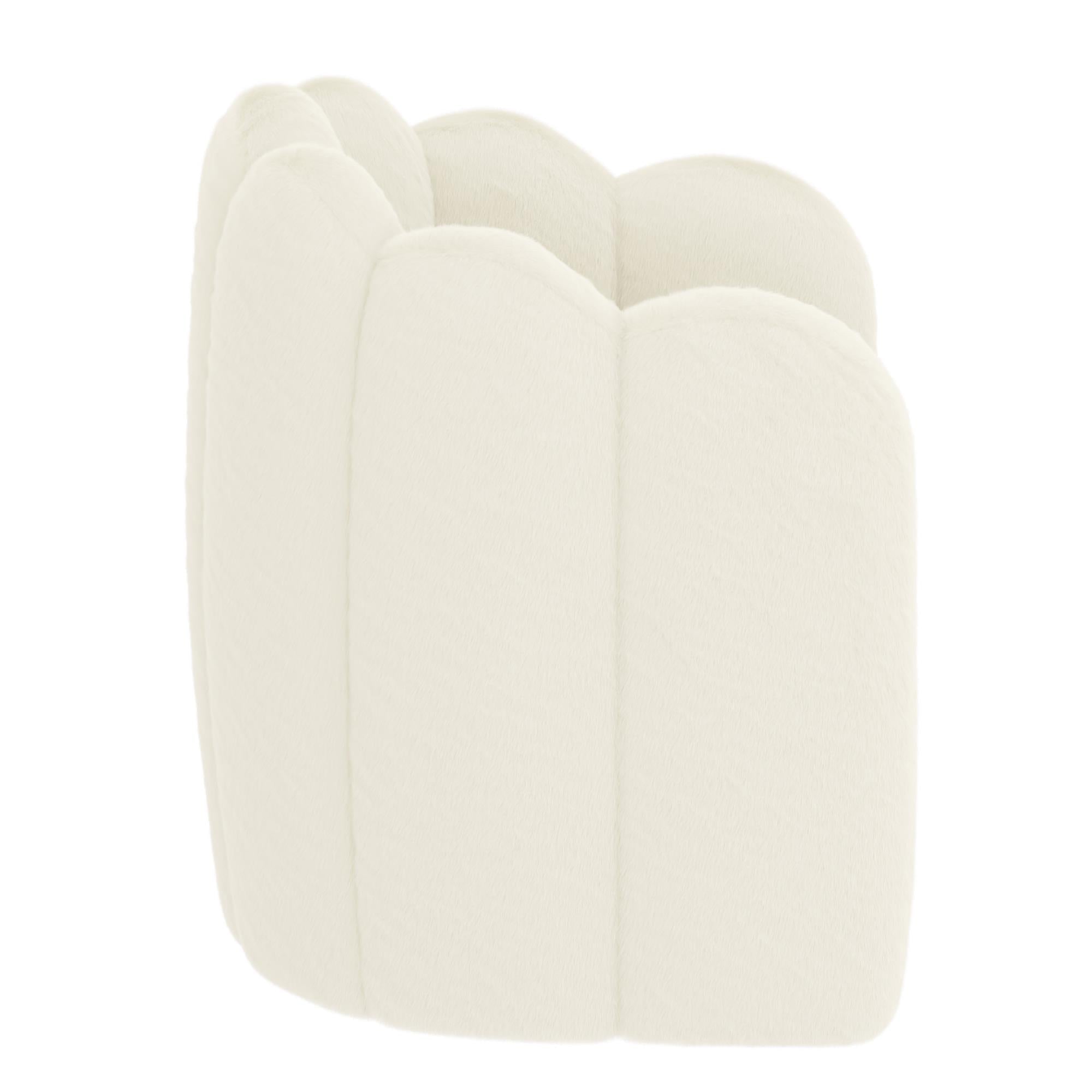 !nspire Pandora 403-385IV Accent Chair - Ivory IMAGE 4