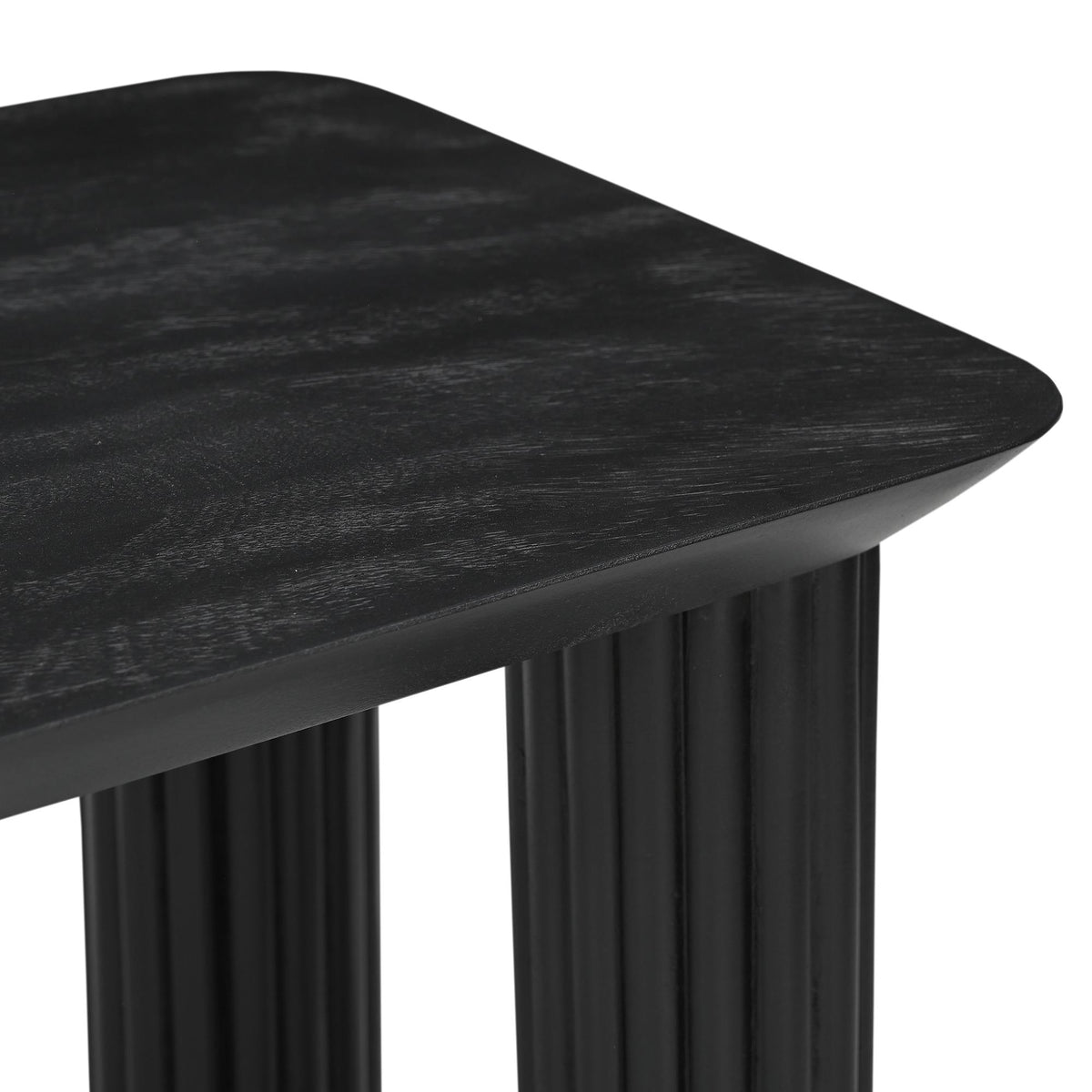 !nspire Sangra 201-751BLKLG 79" Large Rectangular Dining Table - Black IMAGE 3