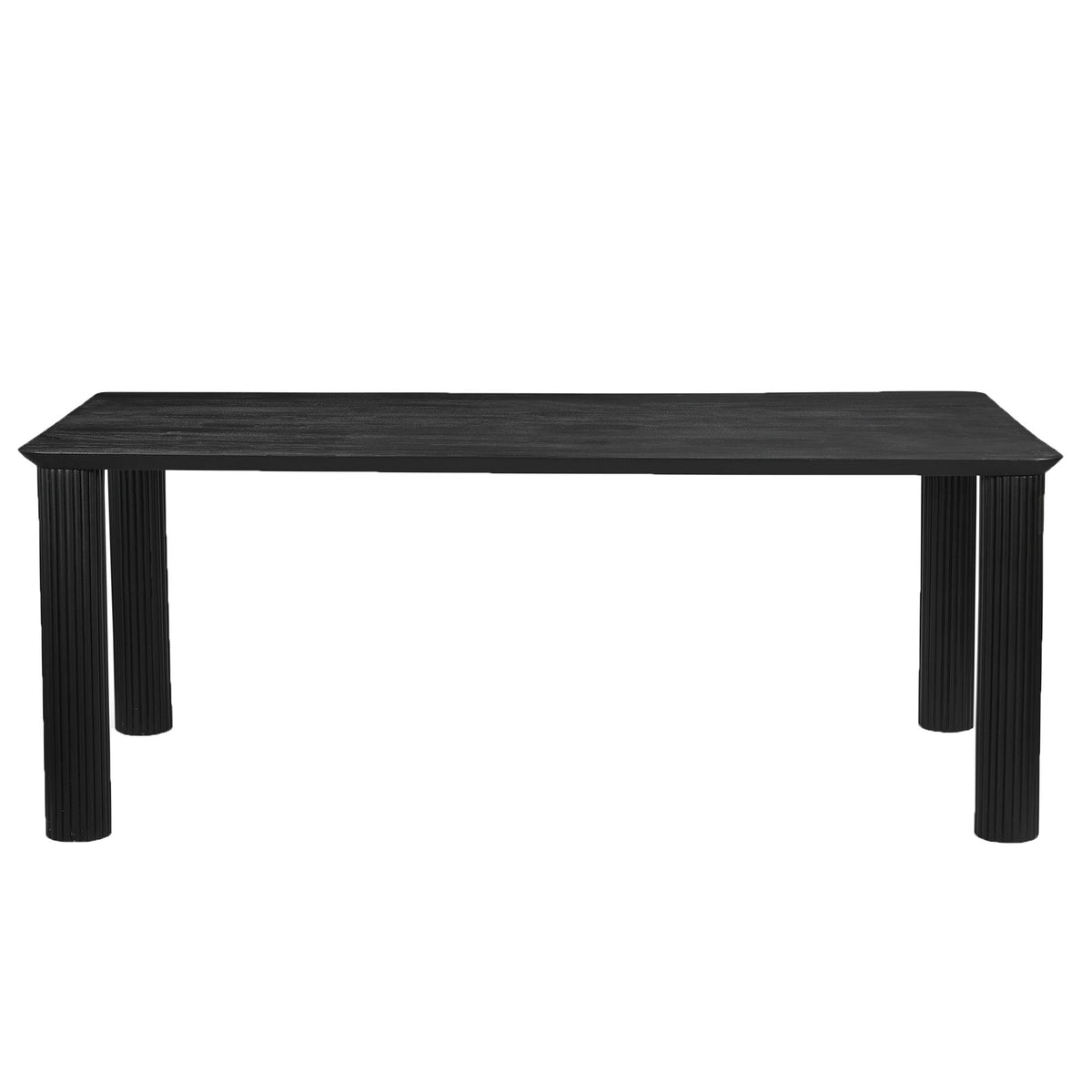 !nspire Sangra 201-751BLKLG 79" Large Rectangular Dining Table - Black IMAGE 5