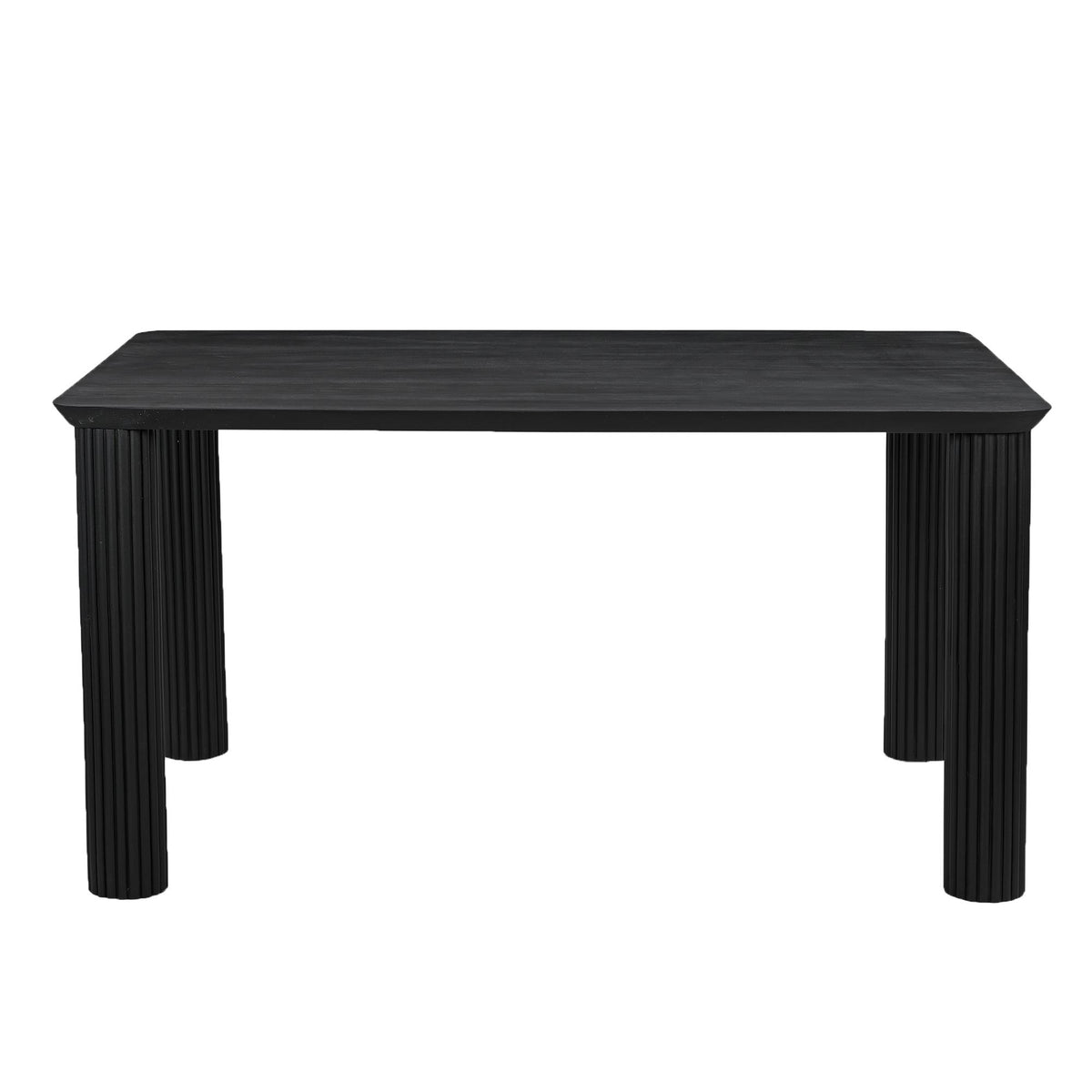 !nspire Sangra 201-751BLKSM 59" Small Rectangular Dining Table - Black IMAGE 5