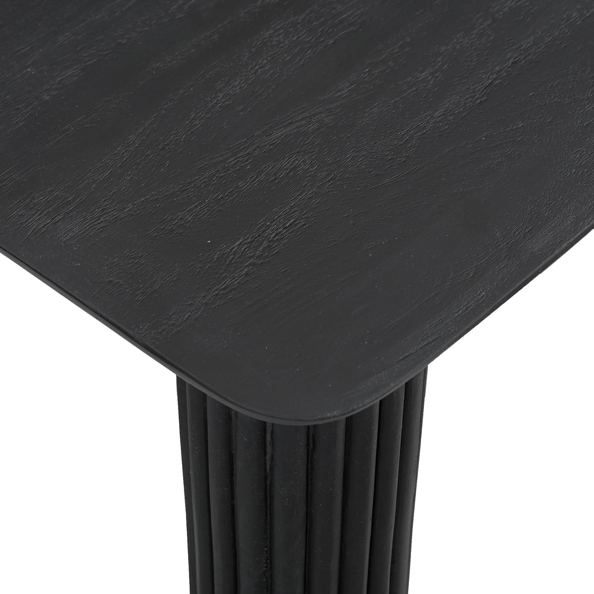 !nspire Sangra 201-751BLKSM 59" Small Rectangular Dining Table - Black IMAGE 6