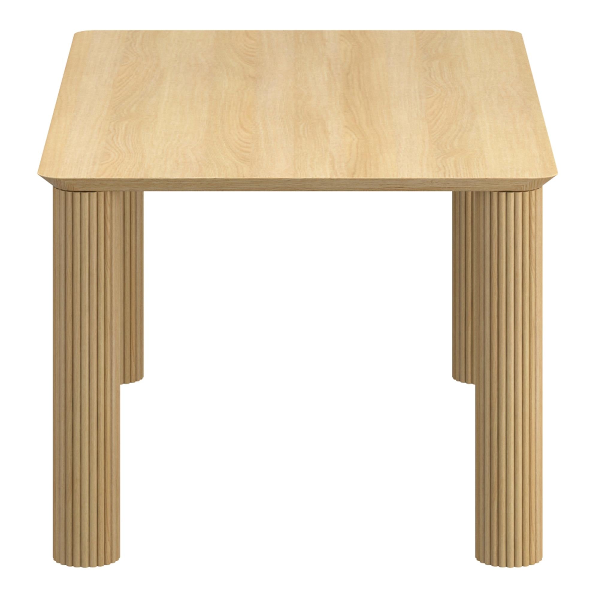 !nspire Sangra 201-751NATSM 59" Small Rectangular Dining Table - Natural IMAGE 4
