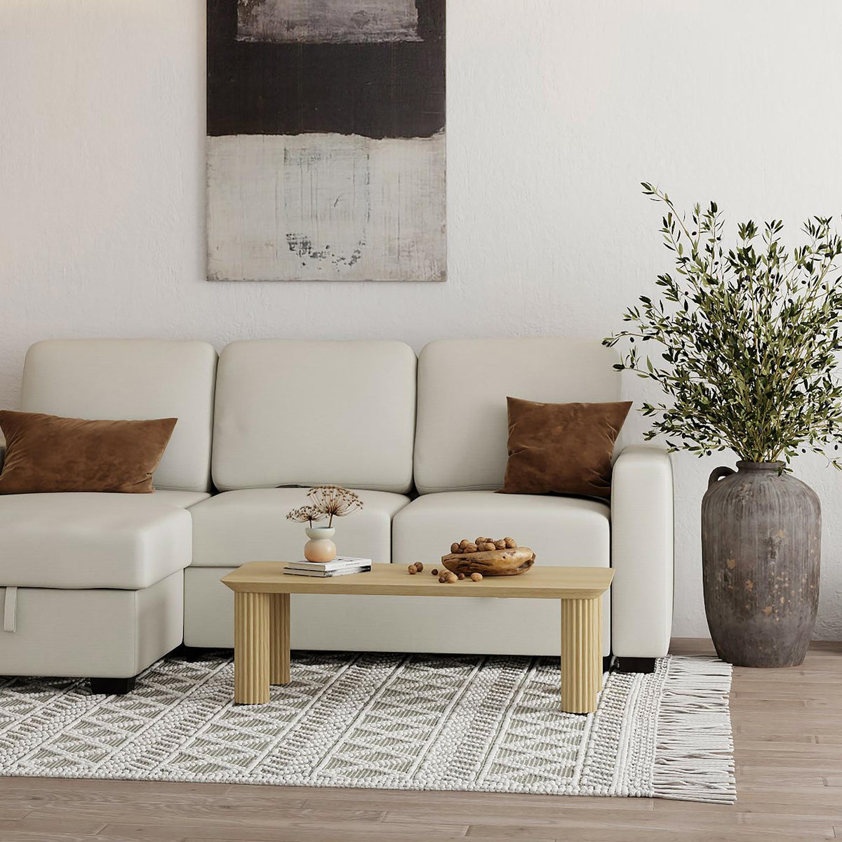 !nspire Sangra 301-751NAT Coffee Table - Natural IMAGE 2