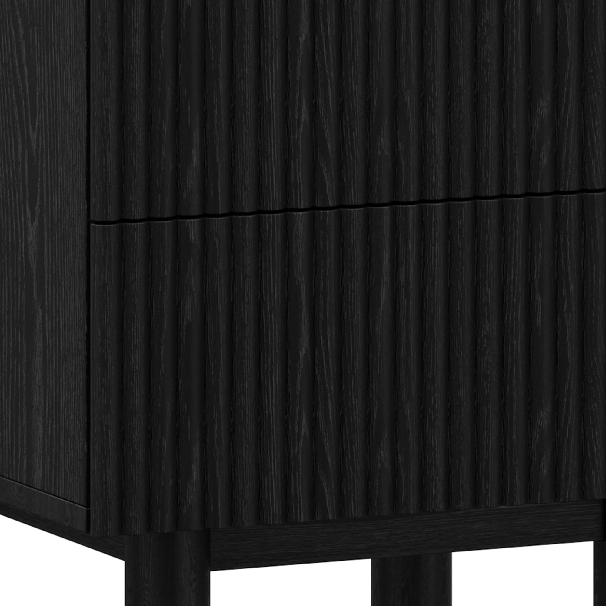!nspire Sangra 501-751DR_BLK 2 Drawer Accent Table - Black IMAGE 6