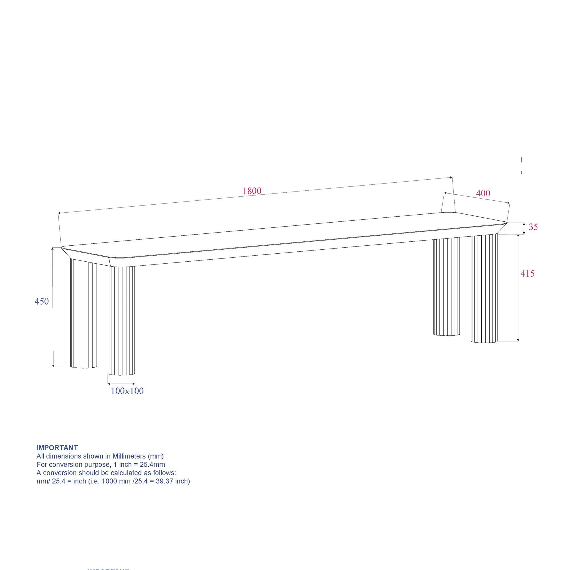 !nspire Sangra/Talon 207-751NATLG_139MS 6 pc Dining Set - Natural Table and Bench with Moss Chair IMAGE 10
