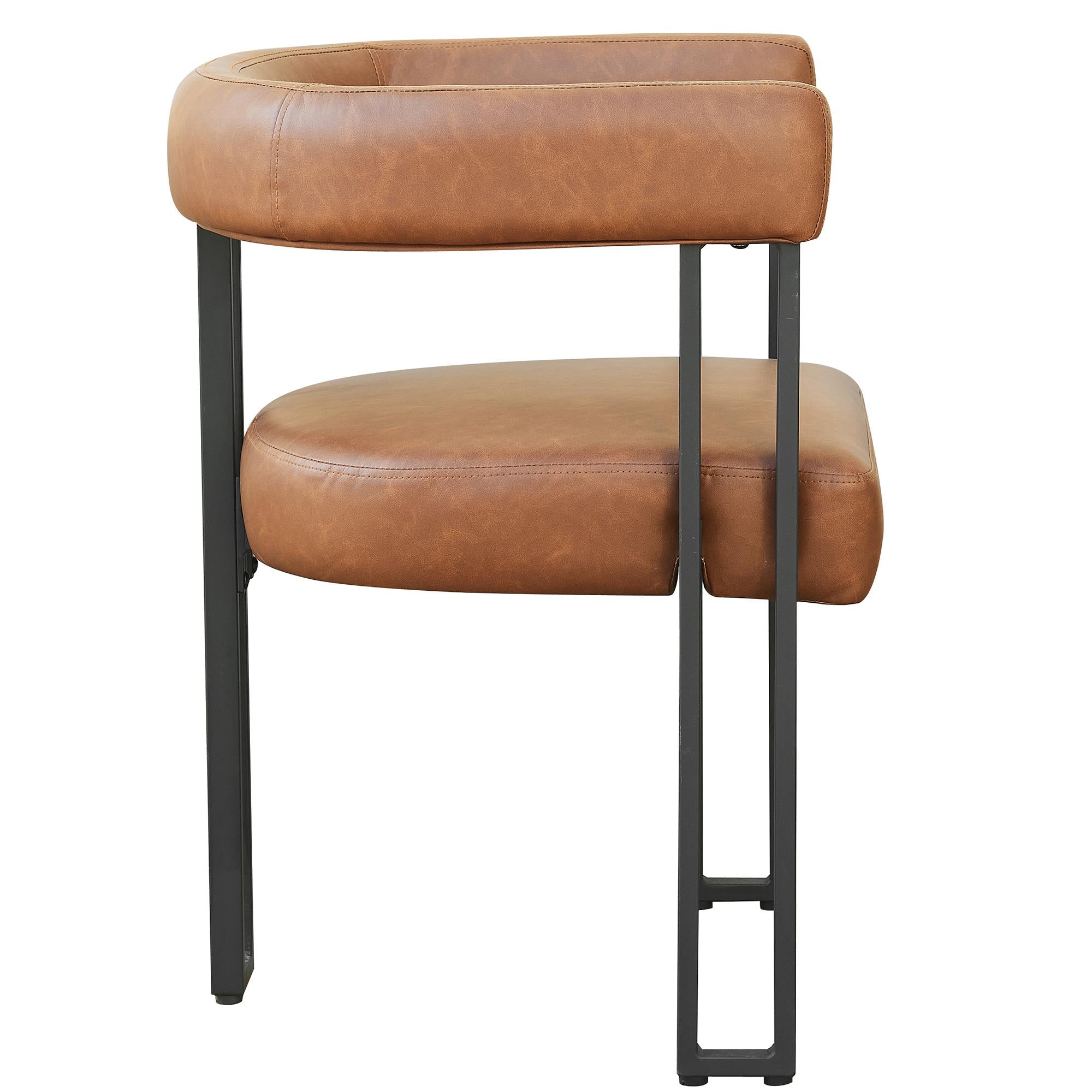 !nspire Scarlet 202-108PUSDL Dining Chair - Saddle PU IMAGE 4