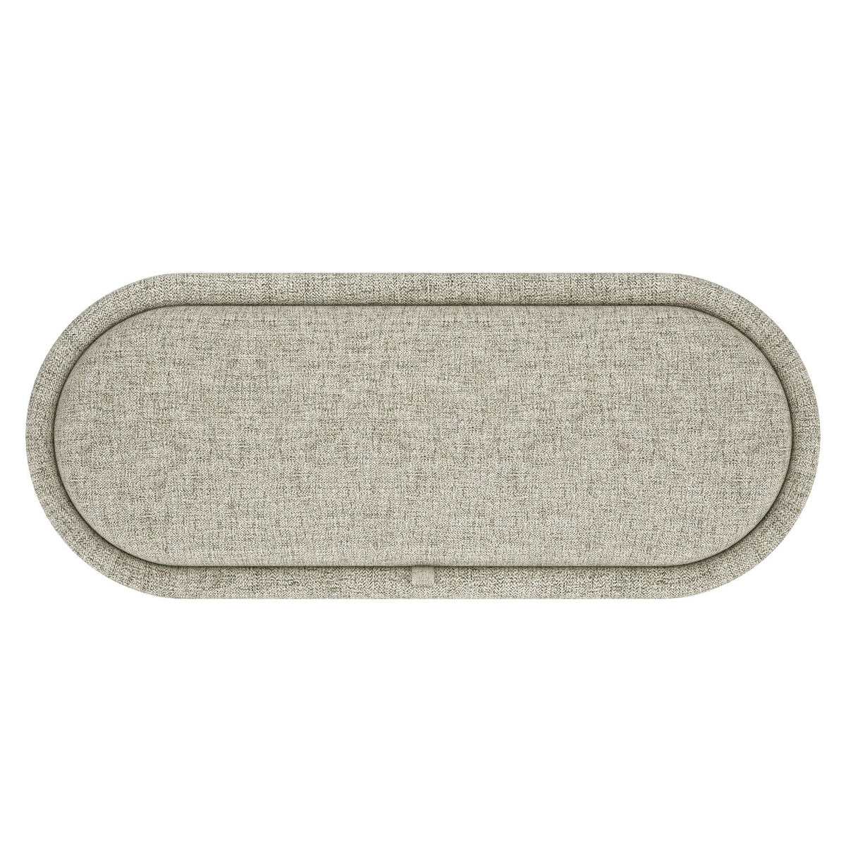 Worldwide Home Furnishings Sezron 402-642WGY Storage Ottoman Bench - Warm Grey IMAGE 6