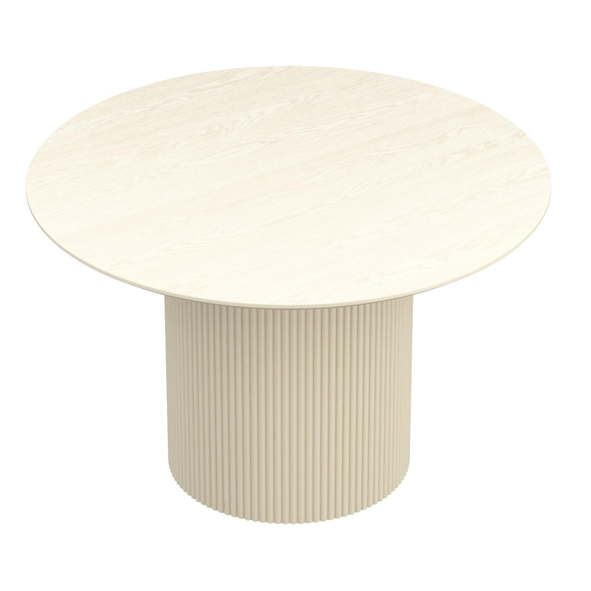 Worldwide Home Furnishings Tovas 201-782IV Round Dining Table - Ivory IMAGE 3