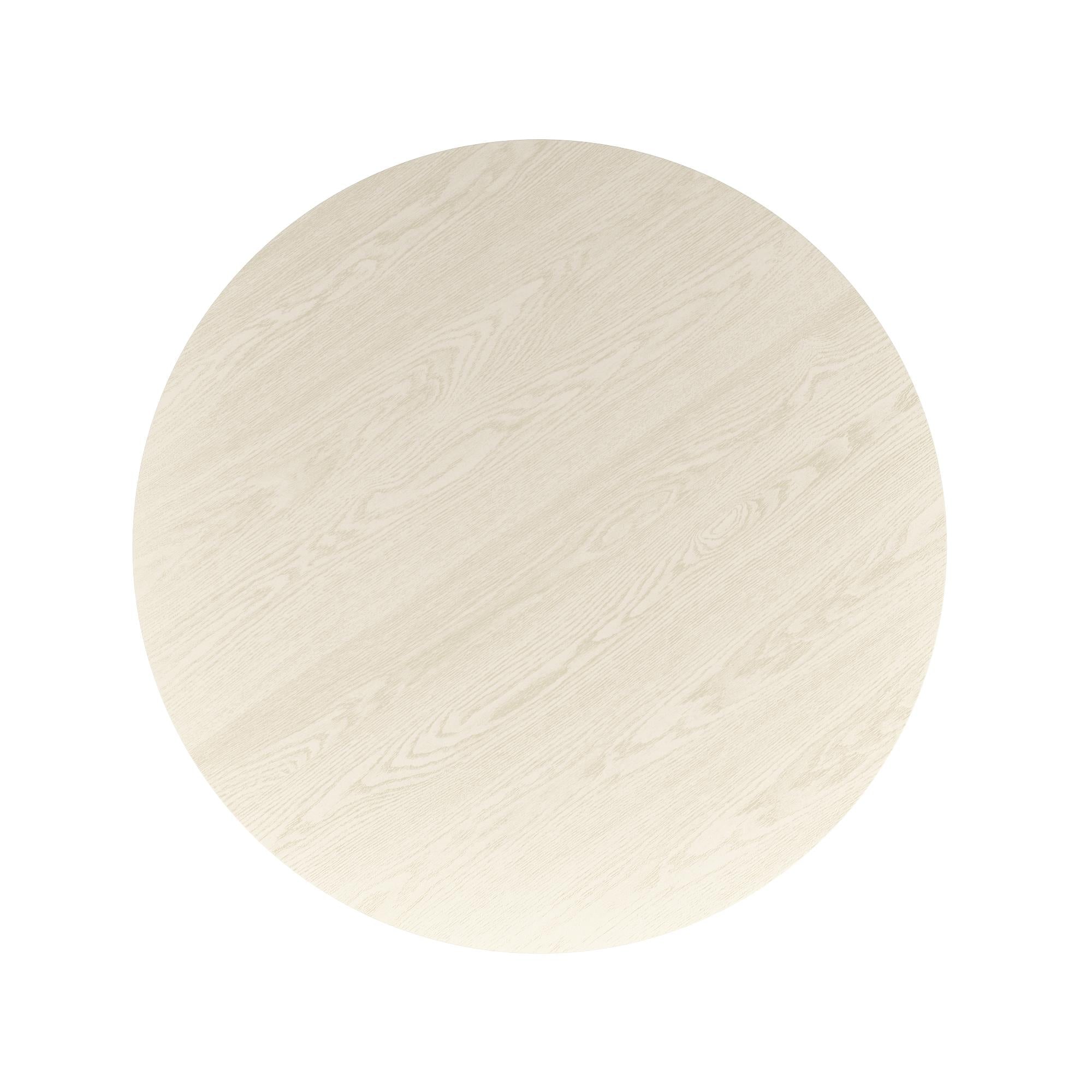 Worldwide Home Furnishings Tovas 201-782IV Round Dining Table - Ivory IMAGE 6