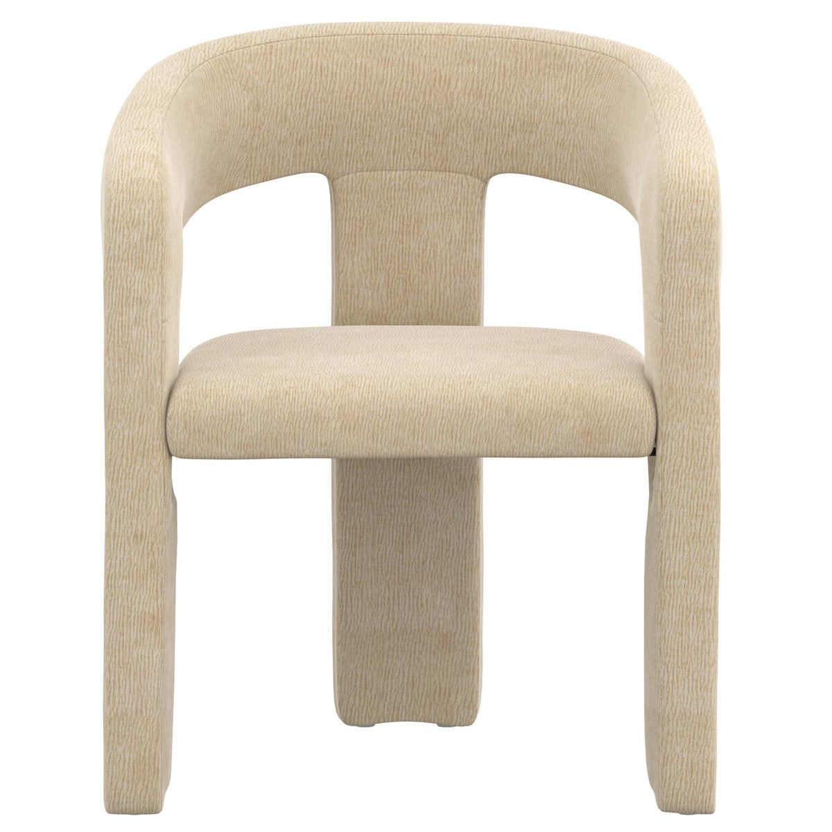 Worldwide Home Furnishings Tovas/Amara 207-782IV_933BG 5 pc Dining Set - Ivory Table with Beige Chair IMAGE 9