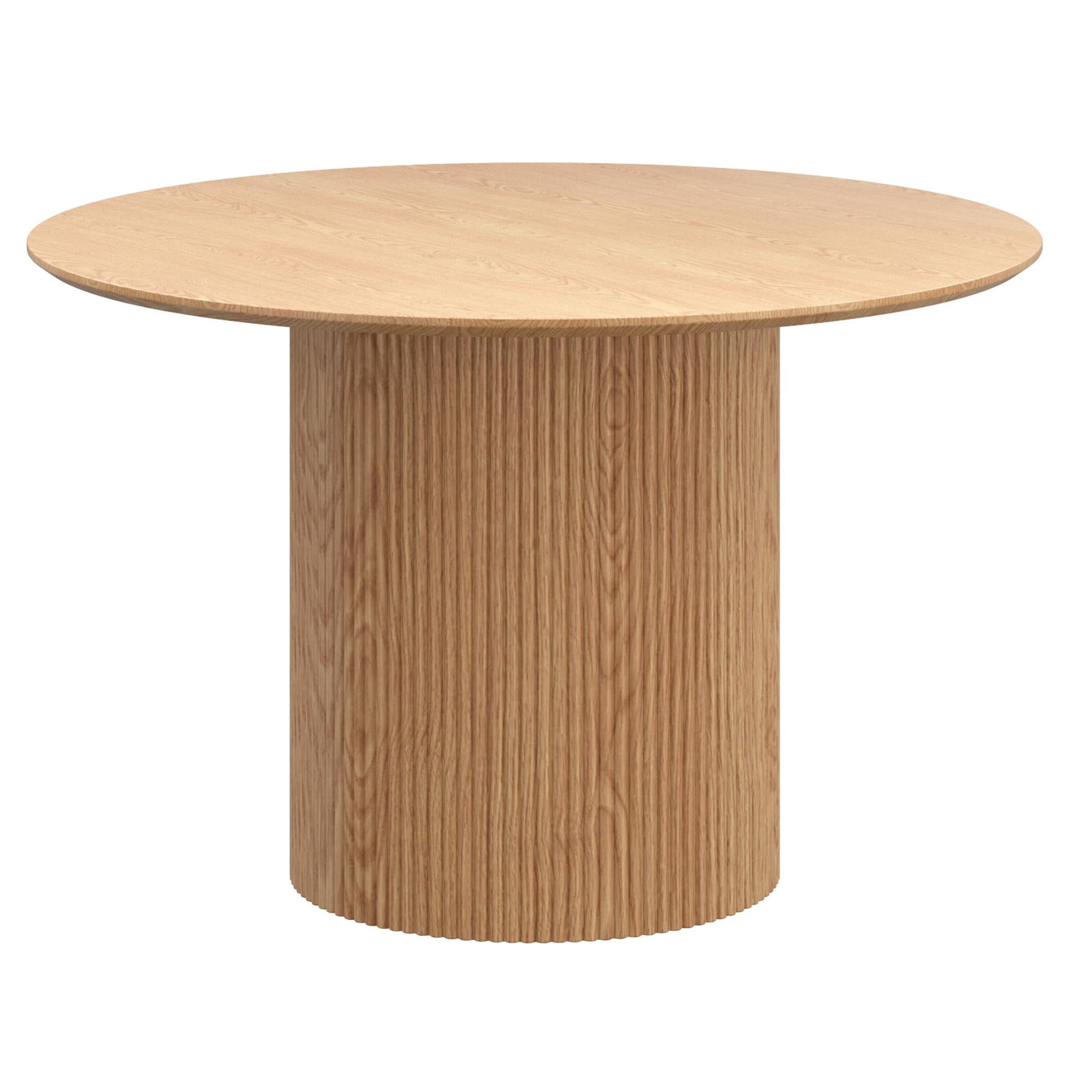 Worldwide Home Furnishings Tovas/Hudson 207-782NAT_582BG 5 pc Dining Set - Natural Table with Beige Chair IMAGE 2