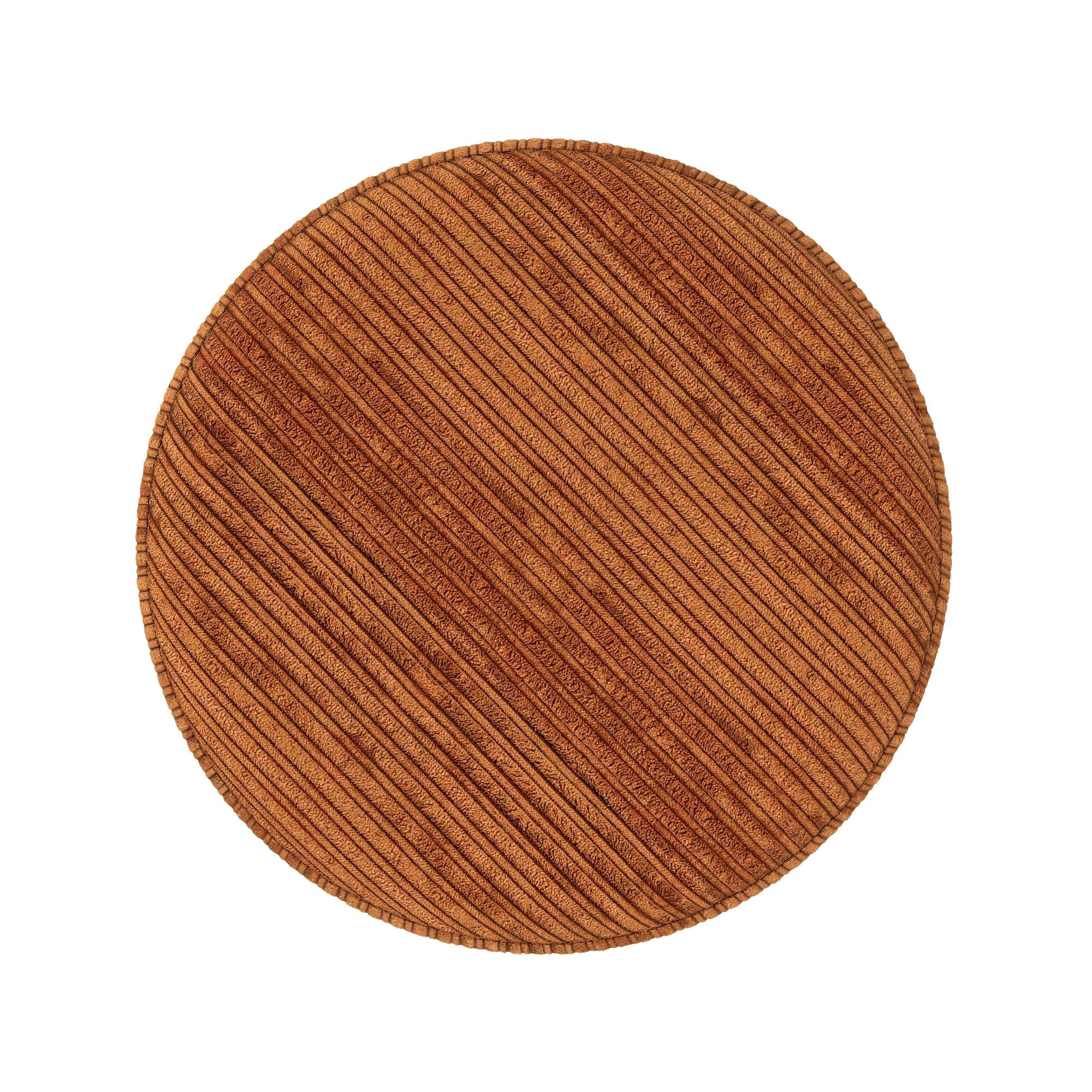 !nspire Willo 402-523RBN Round Ottoman - Rust Brown IMAGE 7