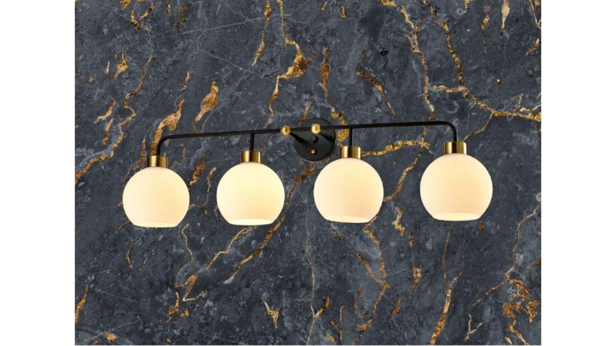 Quad Cream Wall Light