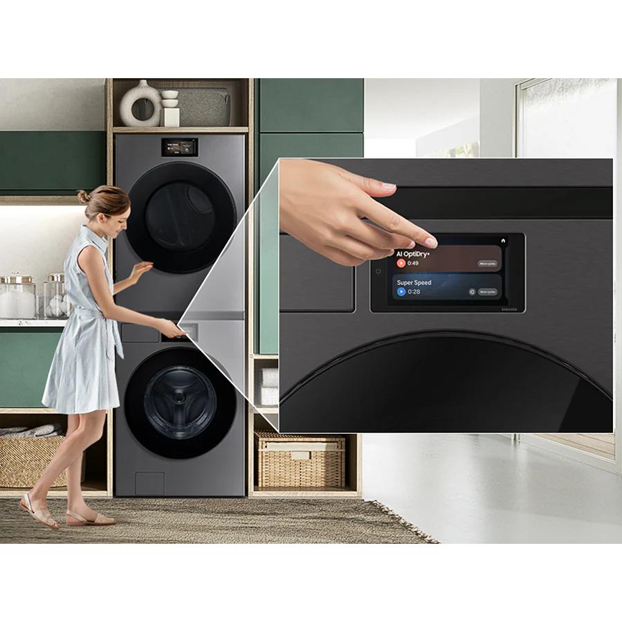 Samsung 6.1 Cu.Ft. F90 Series Bespoke AI Front Load Washer with AI Fabric Sensing WF90F53ADSA5 IMAGE 17