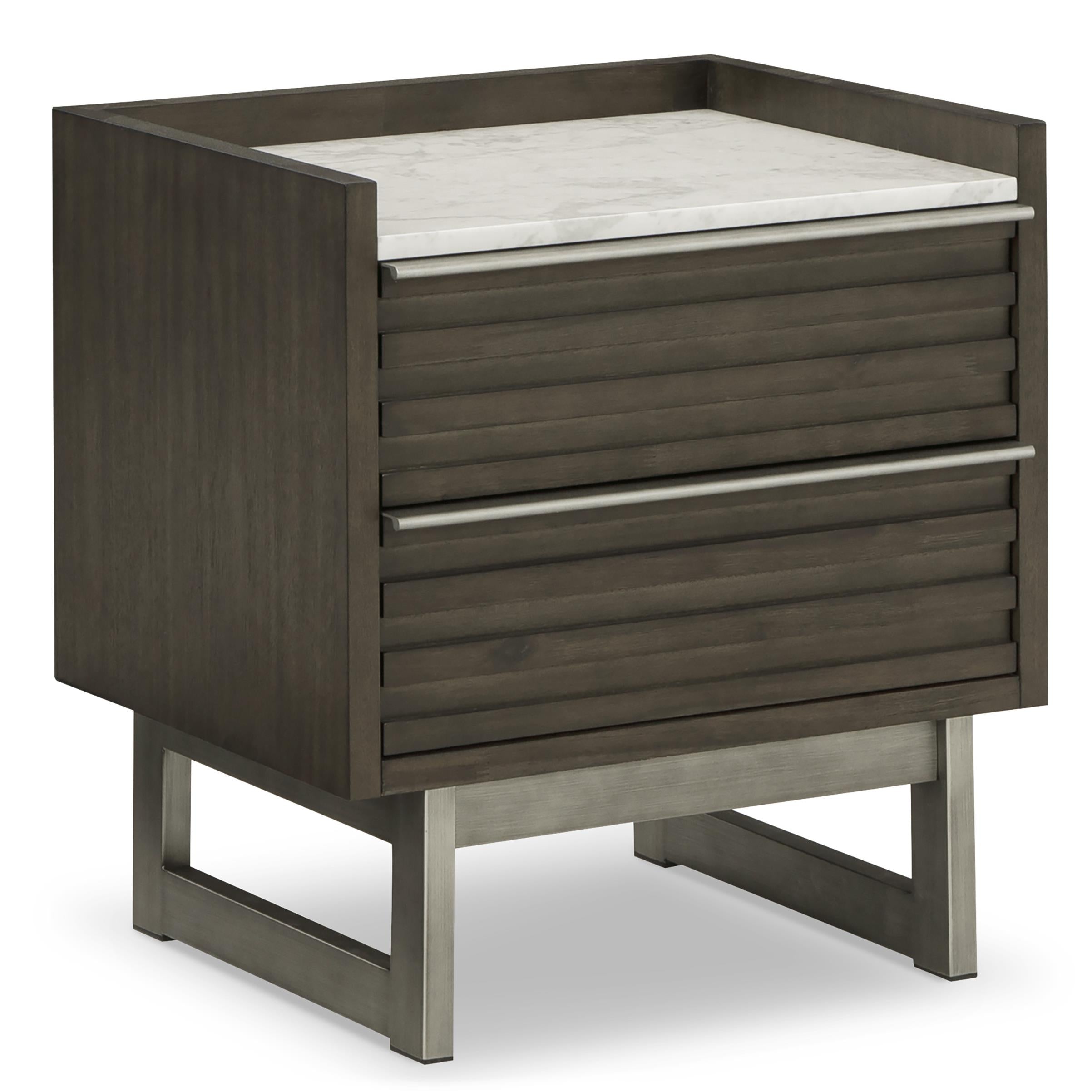 Ashley Arkenton B786-92 Two Drawer Night Stand IMAGE 1