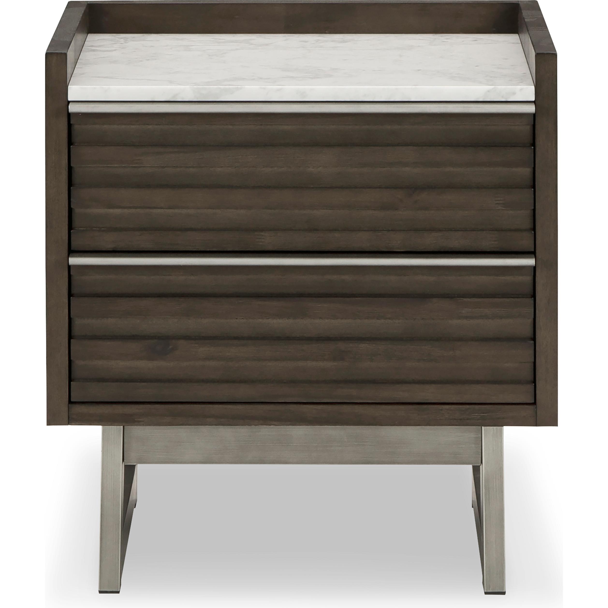 Ashley Arkenton B786-92 Two Drawer Night Stand IMAGE 3