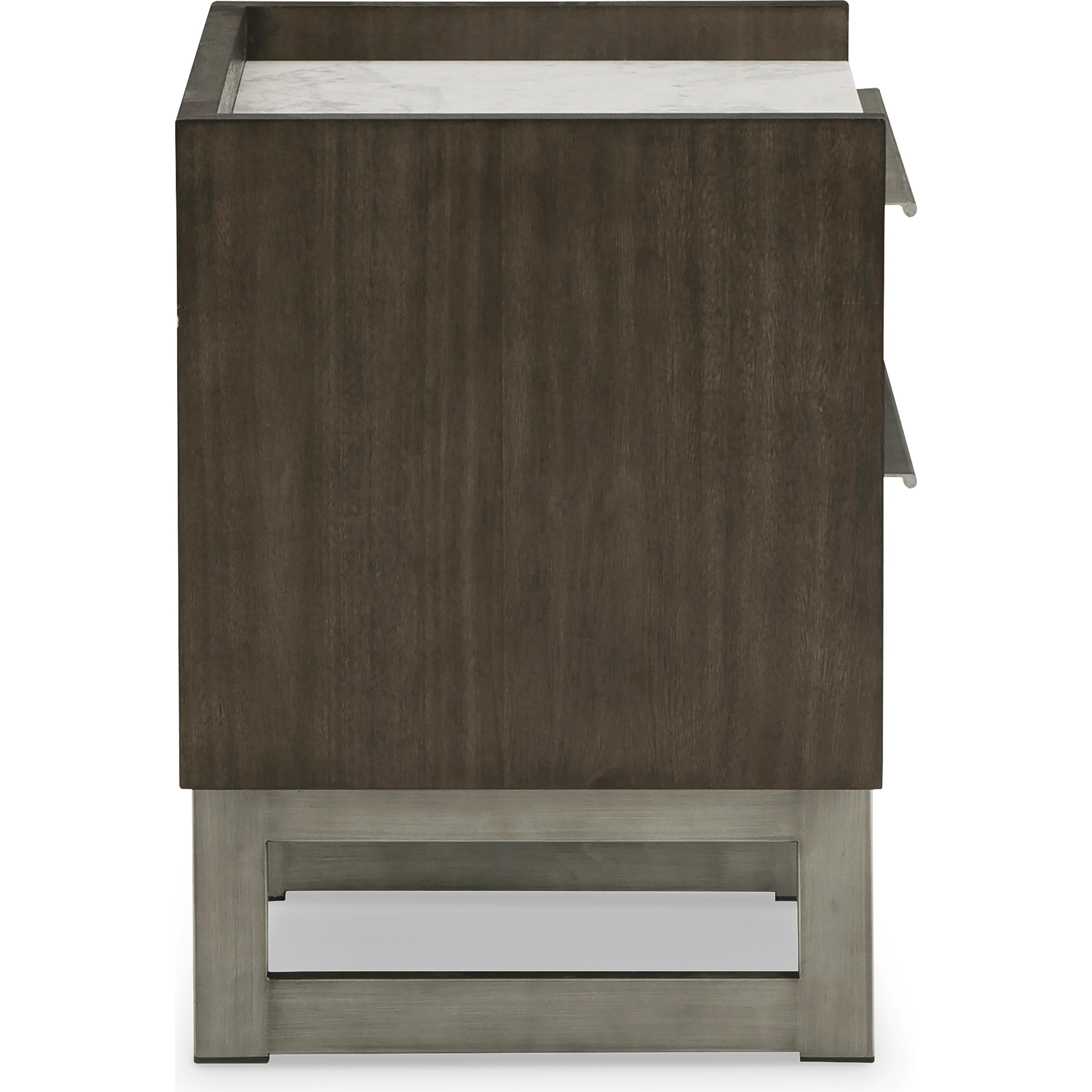 Ashley Arkenton B786-92 Two Drawer Night Stand IMAGE 4
