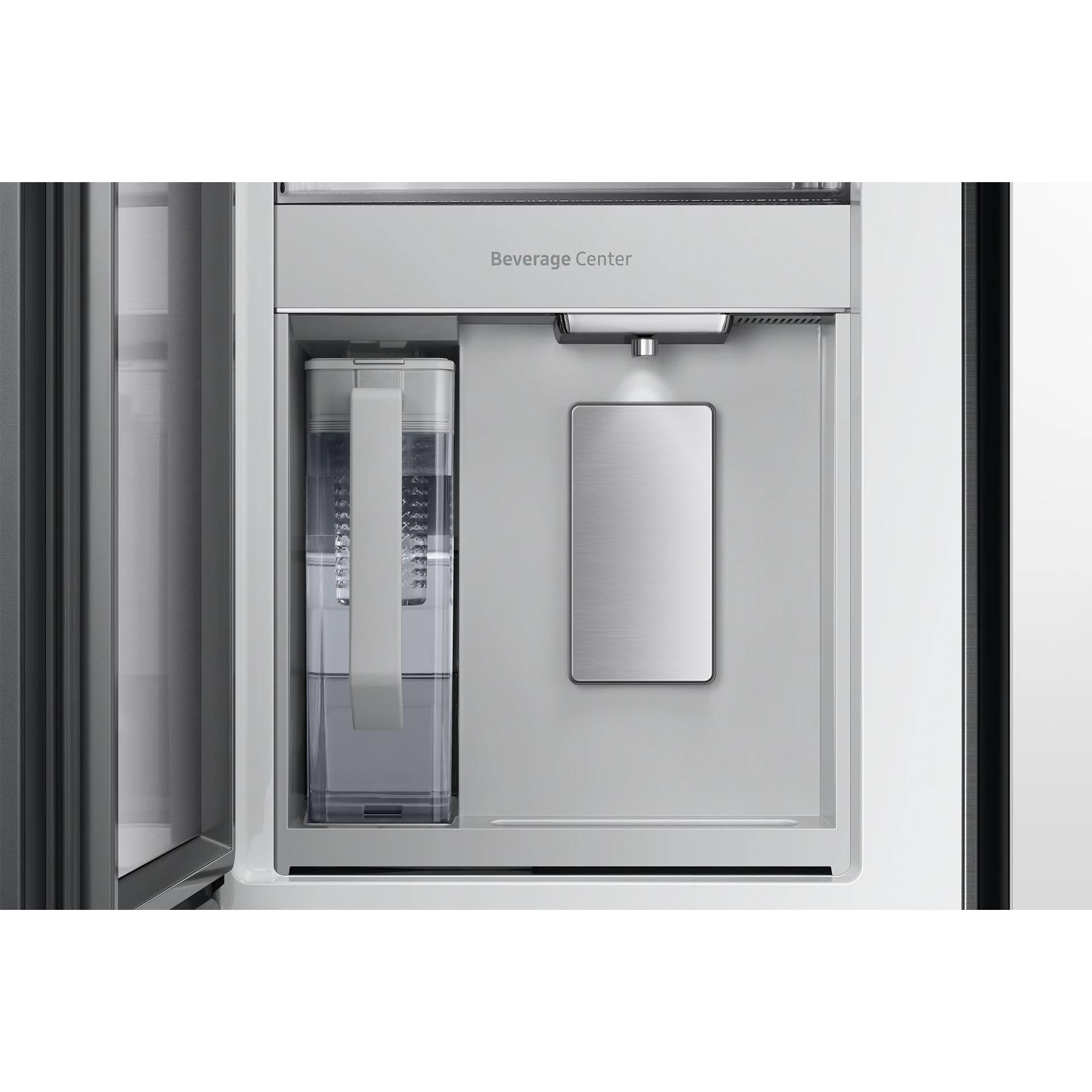 Samsung 36 Inch 23 Cu.Ft. Bespoke AI Counter Depth 4-Door French Door Refrigerator RF90F23BECRAA IMAGE 14