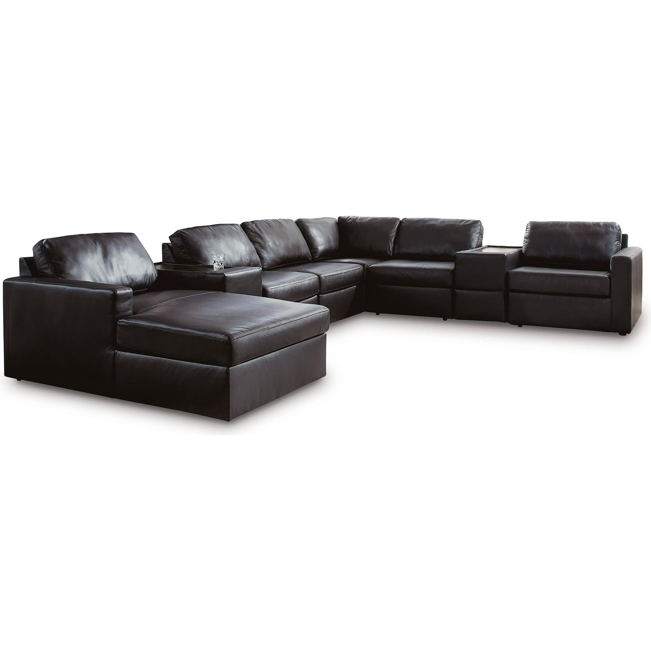 Signature Design by Ashley ModMax II 74305S43 8 pc Sectional with Chaise and Storage Consoles IMAGE 1