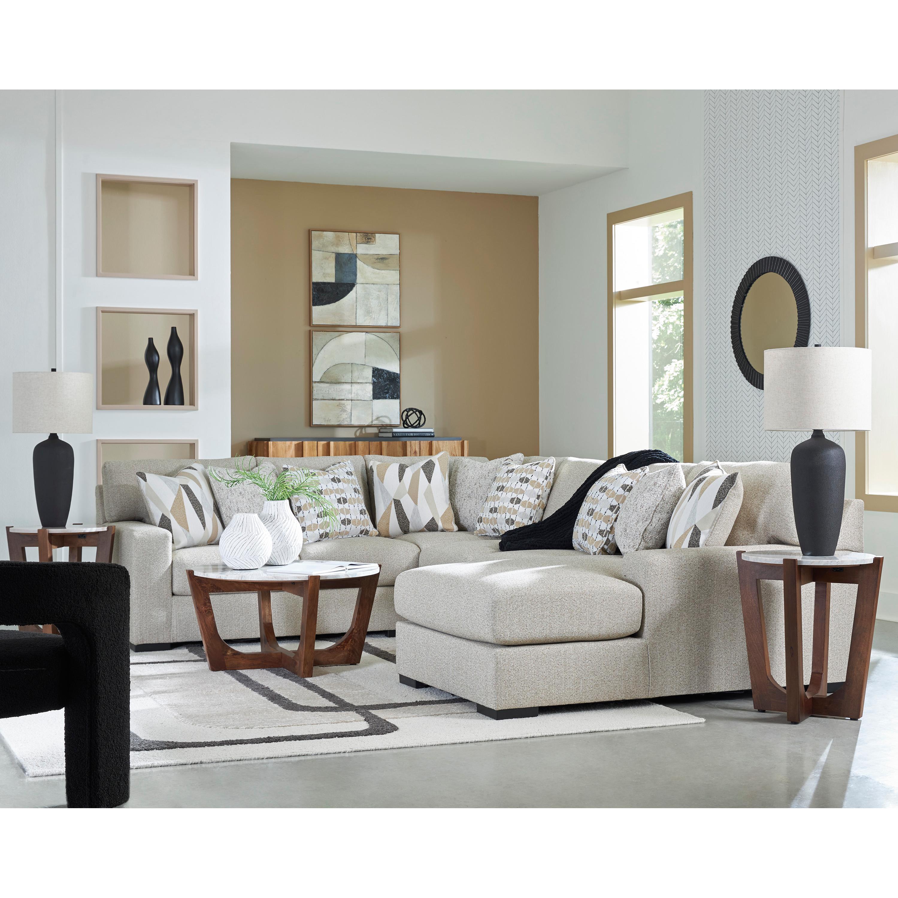 Benchcraft Laurelgrove 75105S2 4 pc Sectional with Chaise IMAGE 4