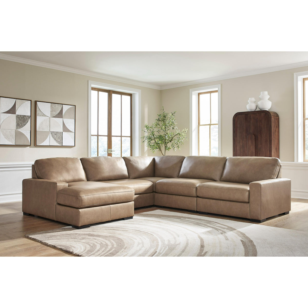 Benchcraft Veronella 76106S12 5 pc Sectional with Chaise IMAGE 2