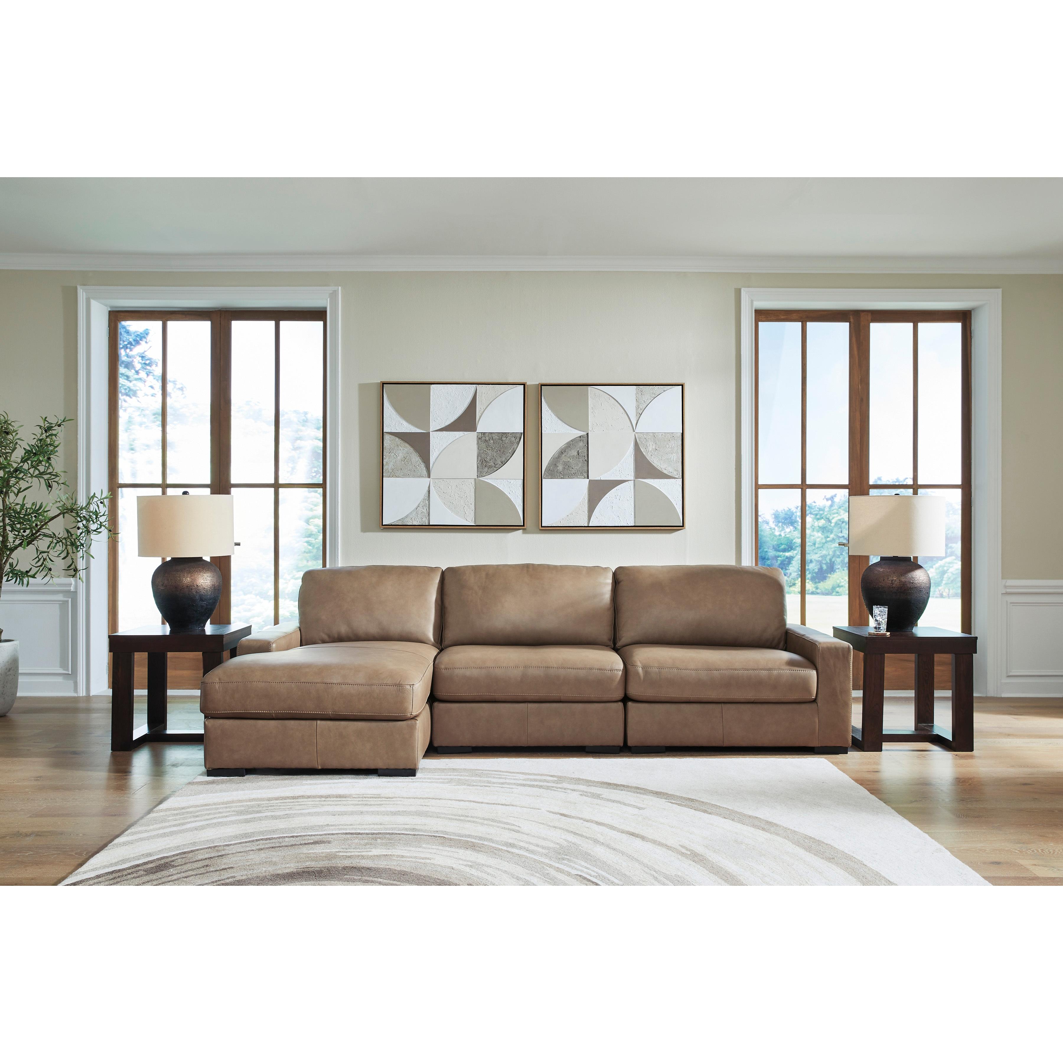 Benchcraft Veronella 76106S5 3 pc Sectional with Chaise IMAGE 2
