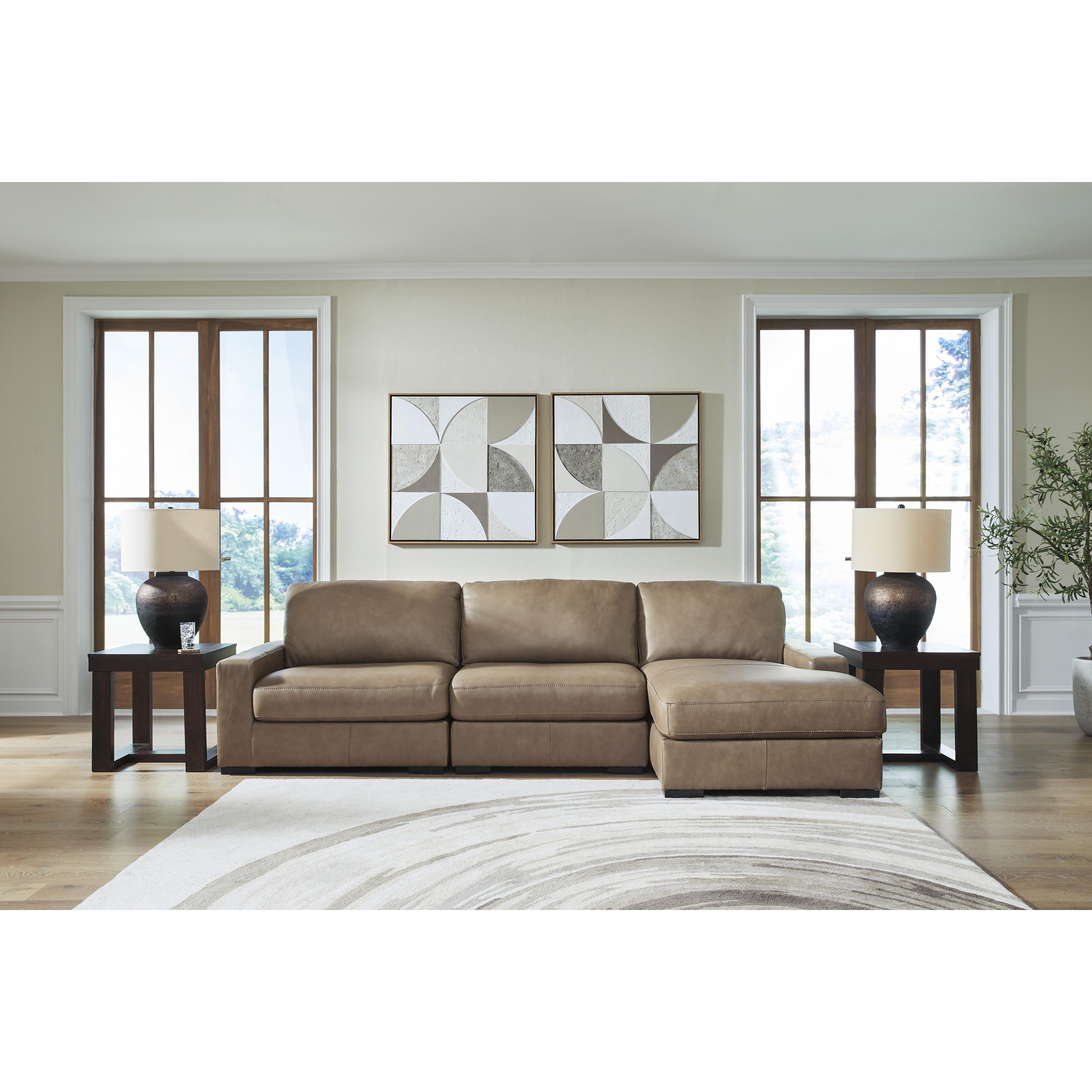 Benchcraft Veronella 76106S6 3 pc Sectional with Chaise IMAGE 2