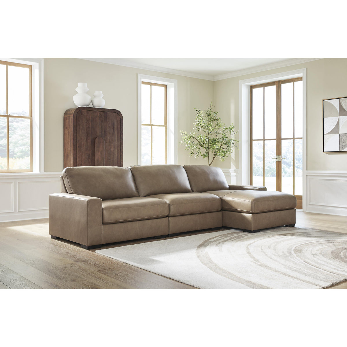 Benchcraft Veronella 76106S6 3 pc Sectional with Chaise IMAGE 3
