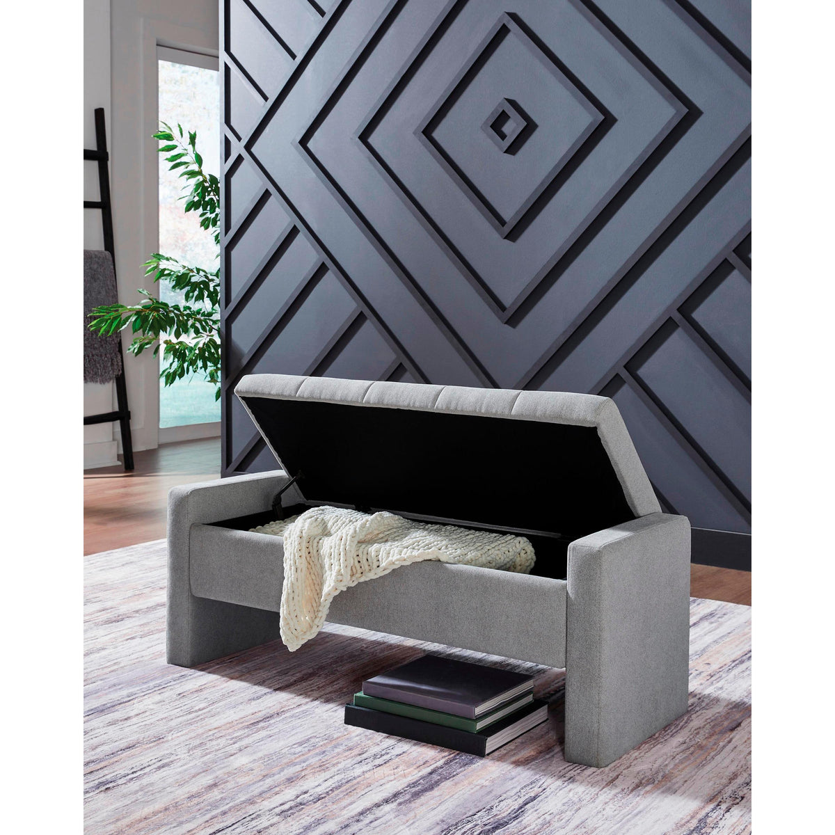 Signature Design by Ashley Akselman A3000744 Storage Bench IMAGE 7