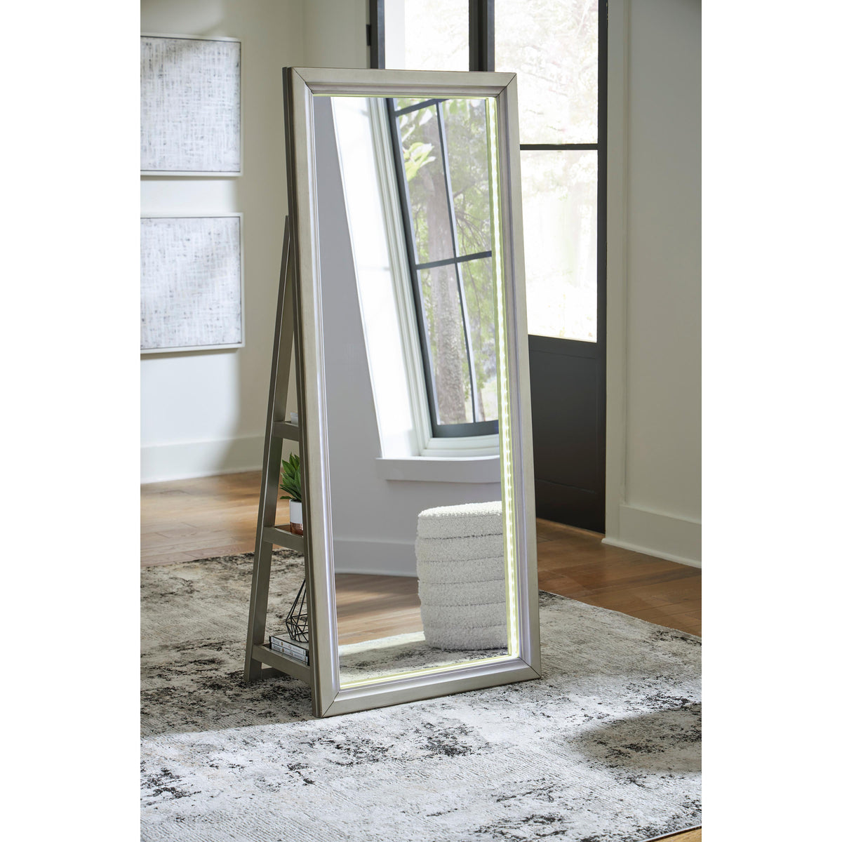 Signature Design by Ashley Evesen A8010380 Floor Standing Mirror/Storage IMAGE 11