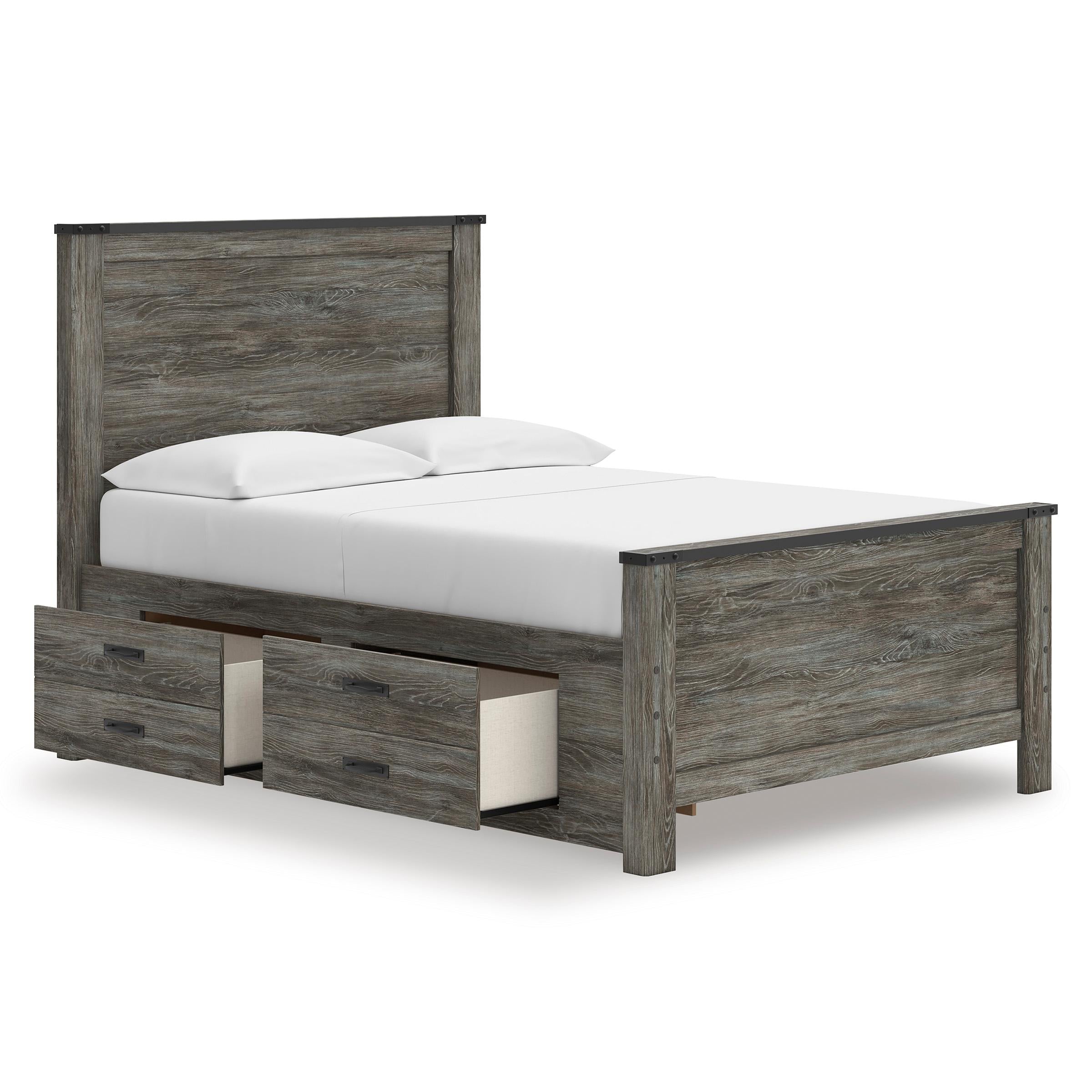 Signature Design by Ashley Frandern B4480B24 Full Panel Bed with Storage IMAGE 2