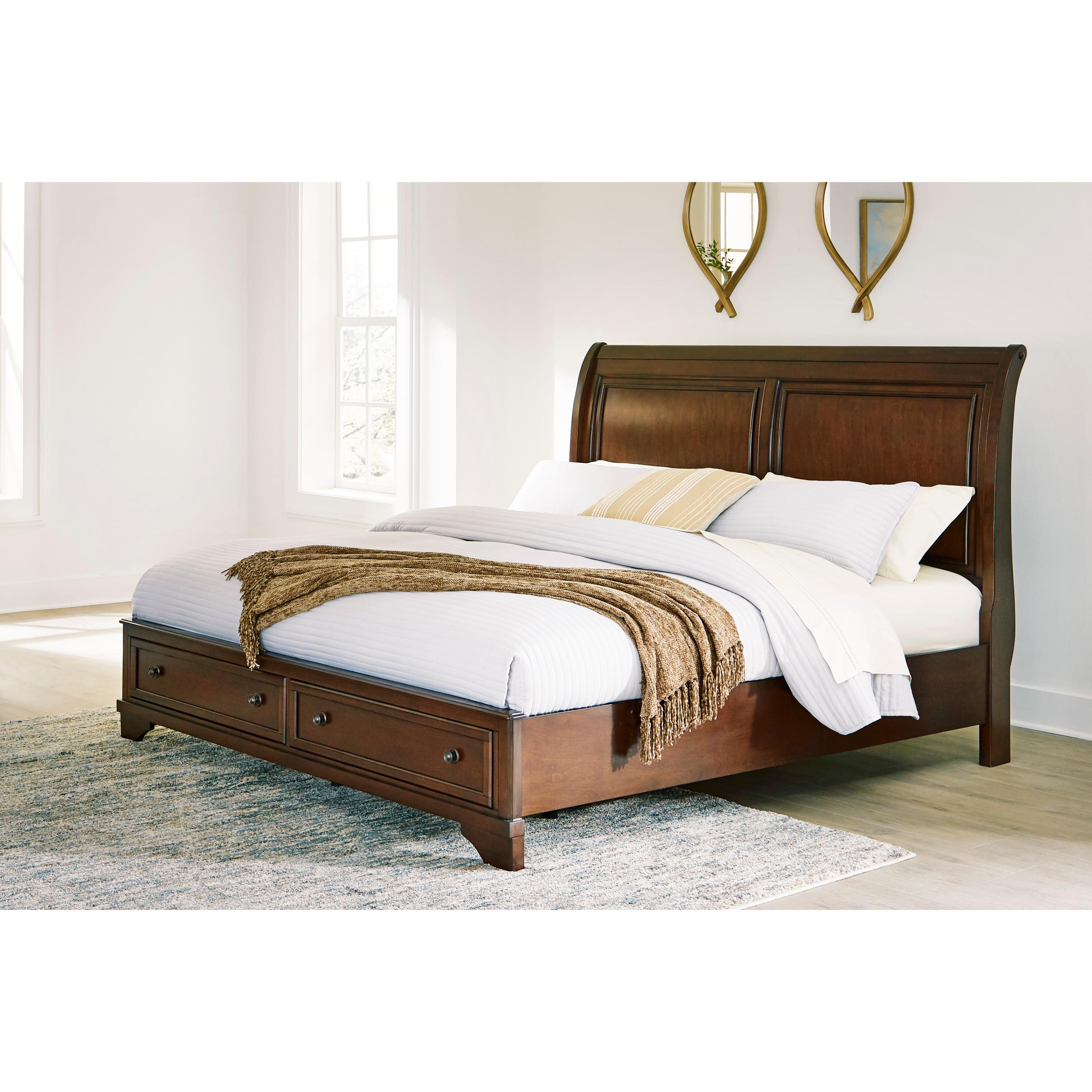 Signature Design by Ashley Trellington B716B2 King Sleigh Storage Bed IMAGE 5