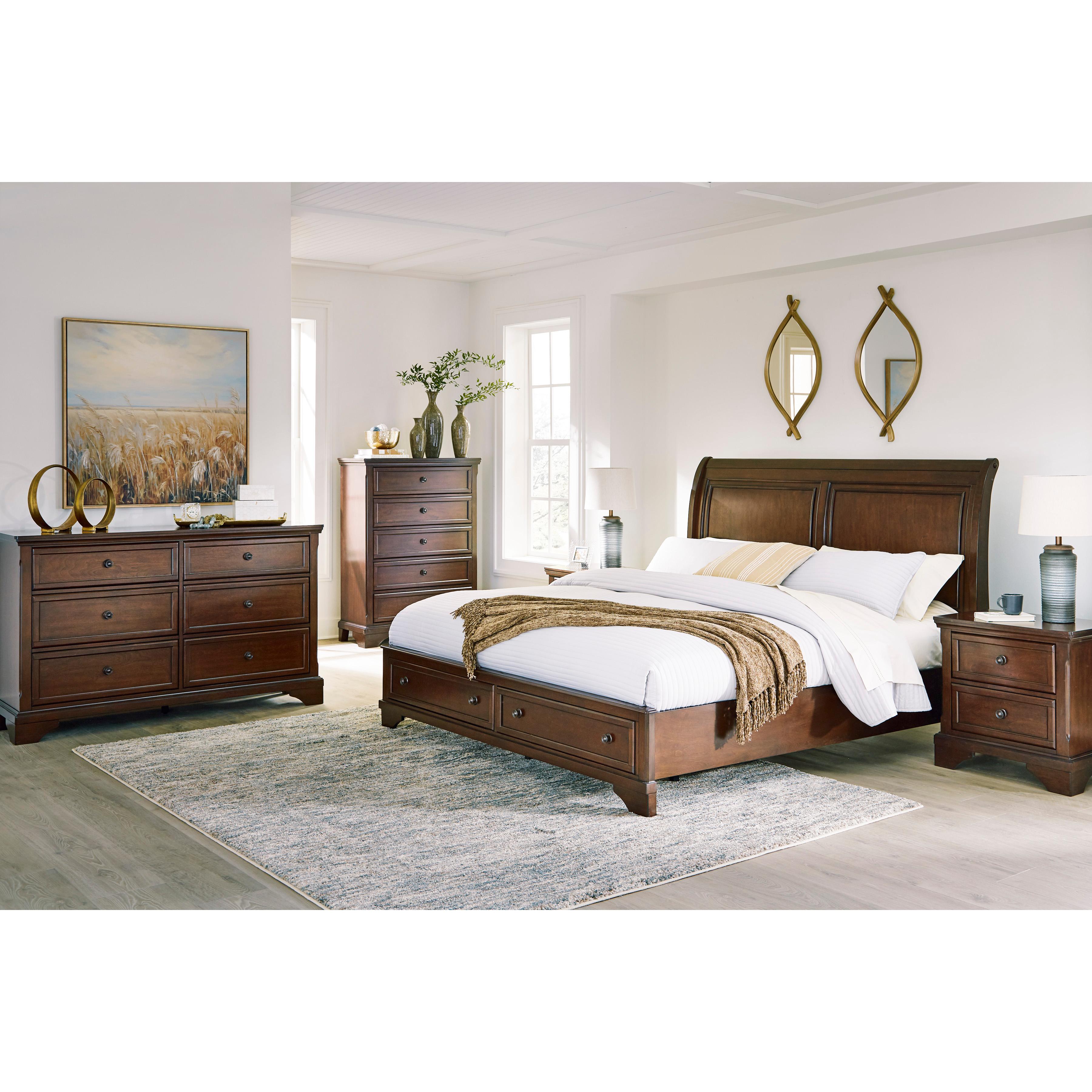 Signature Design by Ashley Trellington B716B2 King Sleigh Storage Bed IMAGE 7