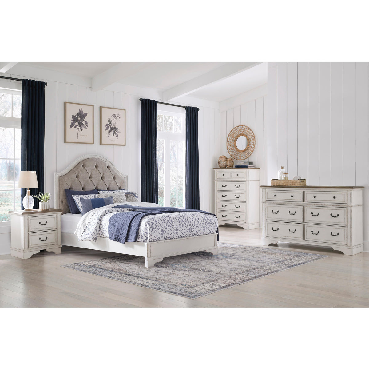 Signature Design by Ashley Blendon B747B2 Queen Upholstered Panel Bed IMAGE 7