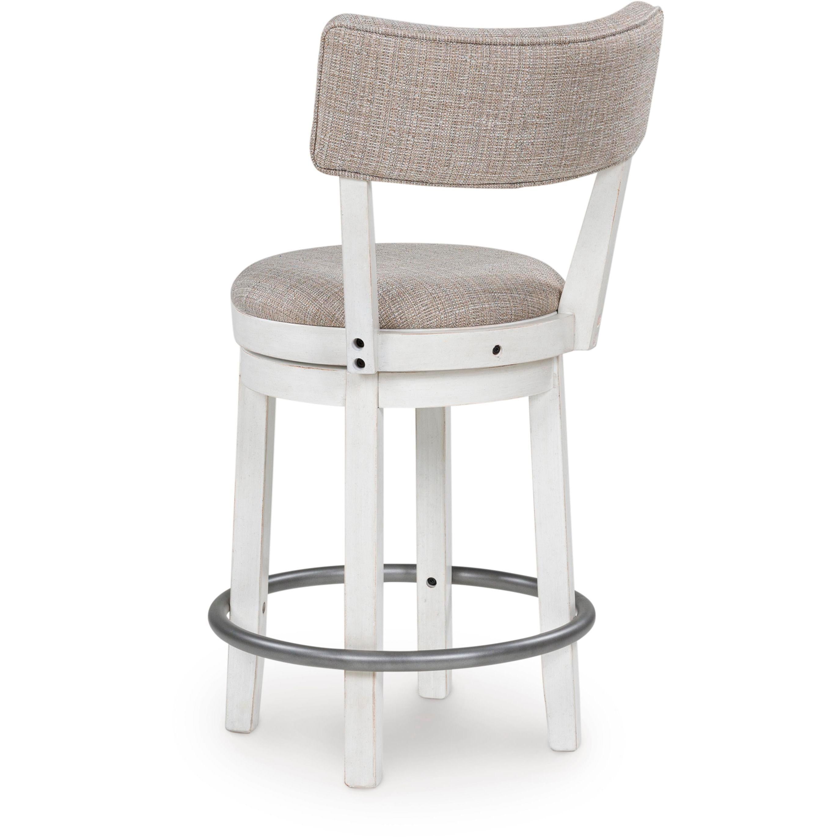 Signature Design by Ashley Robbinsdale D642-224 Upholstered Swivel Barstool IMAGE 4