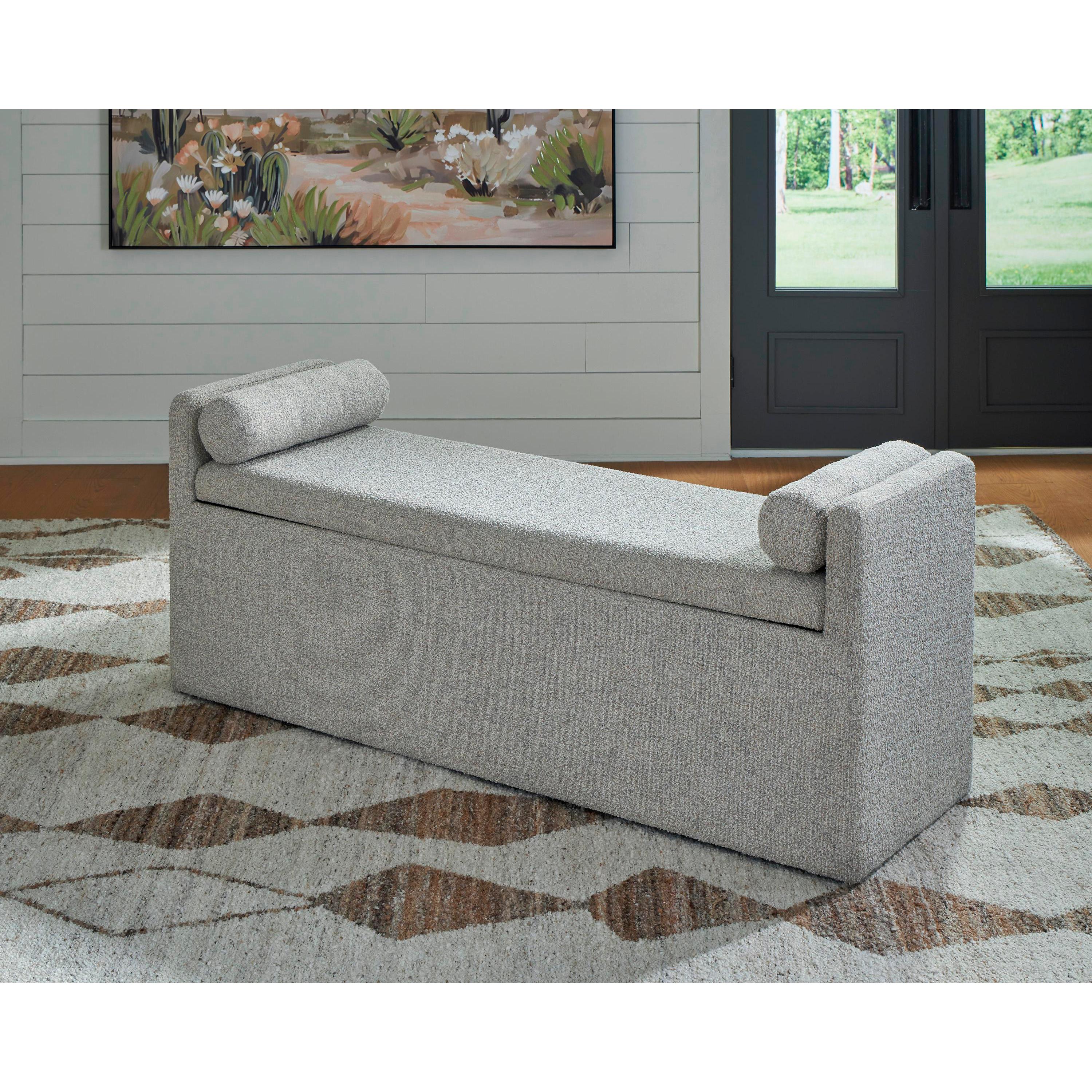 Signature Design by Ashley Galliden D841-00 Large Upholstered Dining Room Bench IMAGE 5