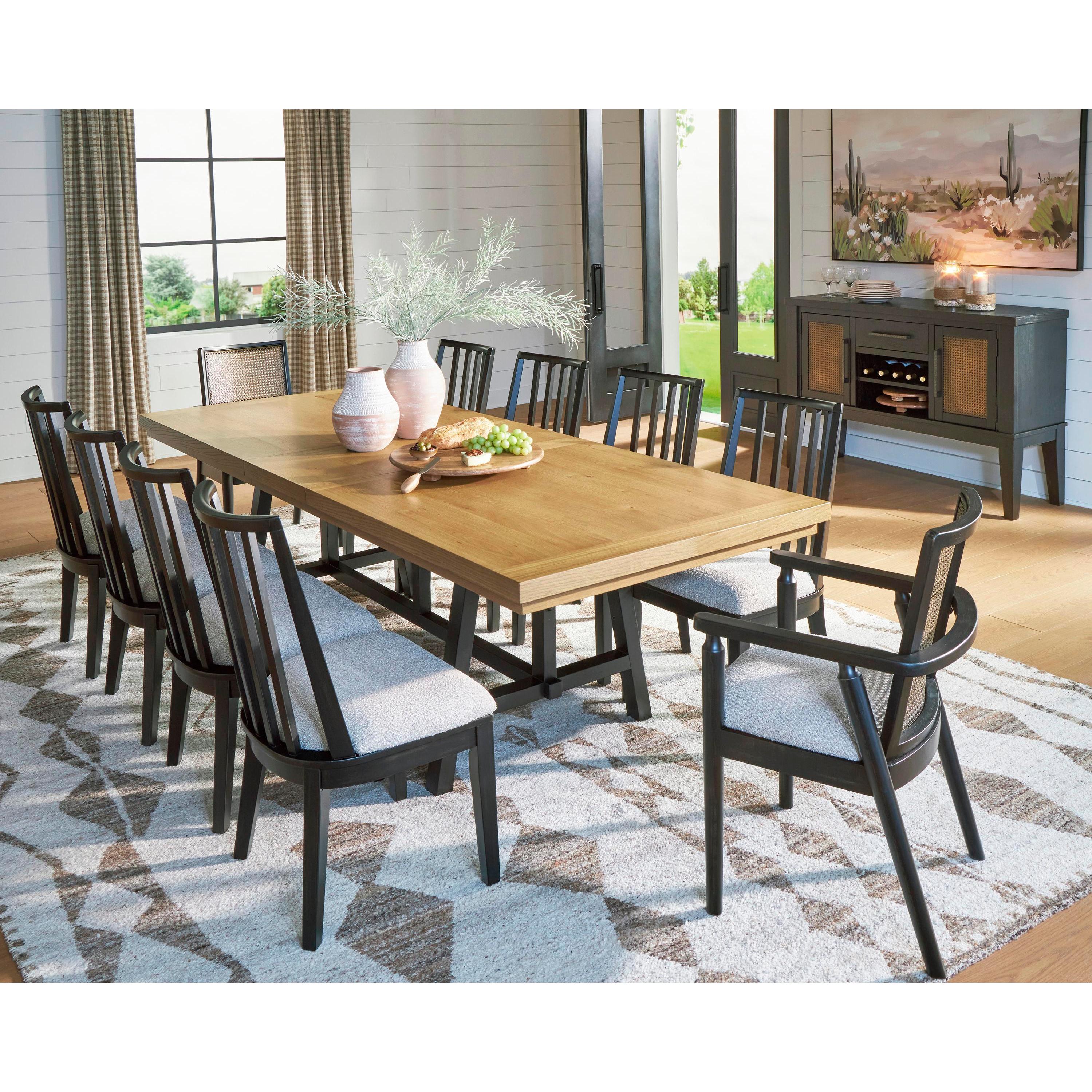 Signature Design by Ashley Galliden D841-55 Rectangular Dining Room Extension Table IMAGE 10