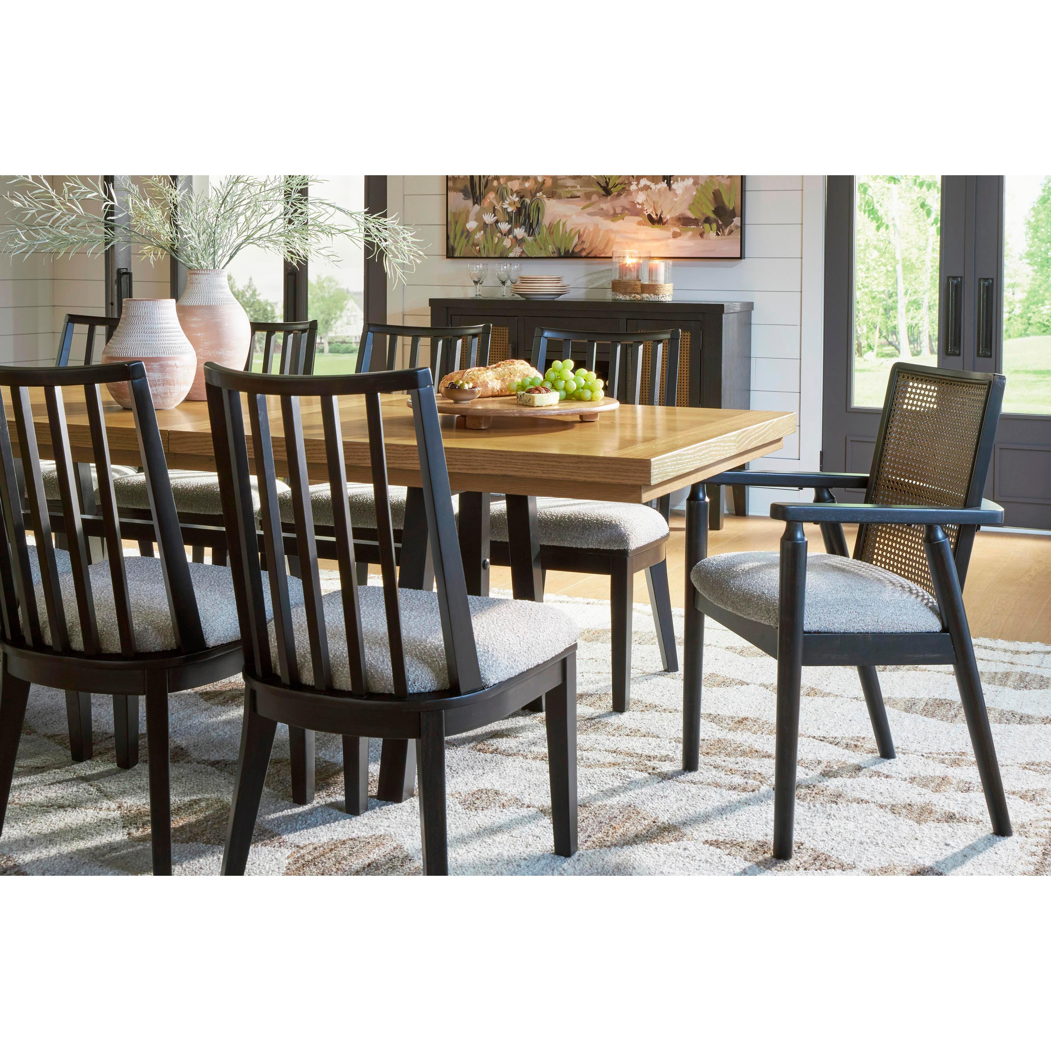 Signature Design by Ashley Galliden D841-55 Rectangular Dining Room Extension Table IMAGE 12