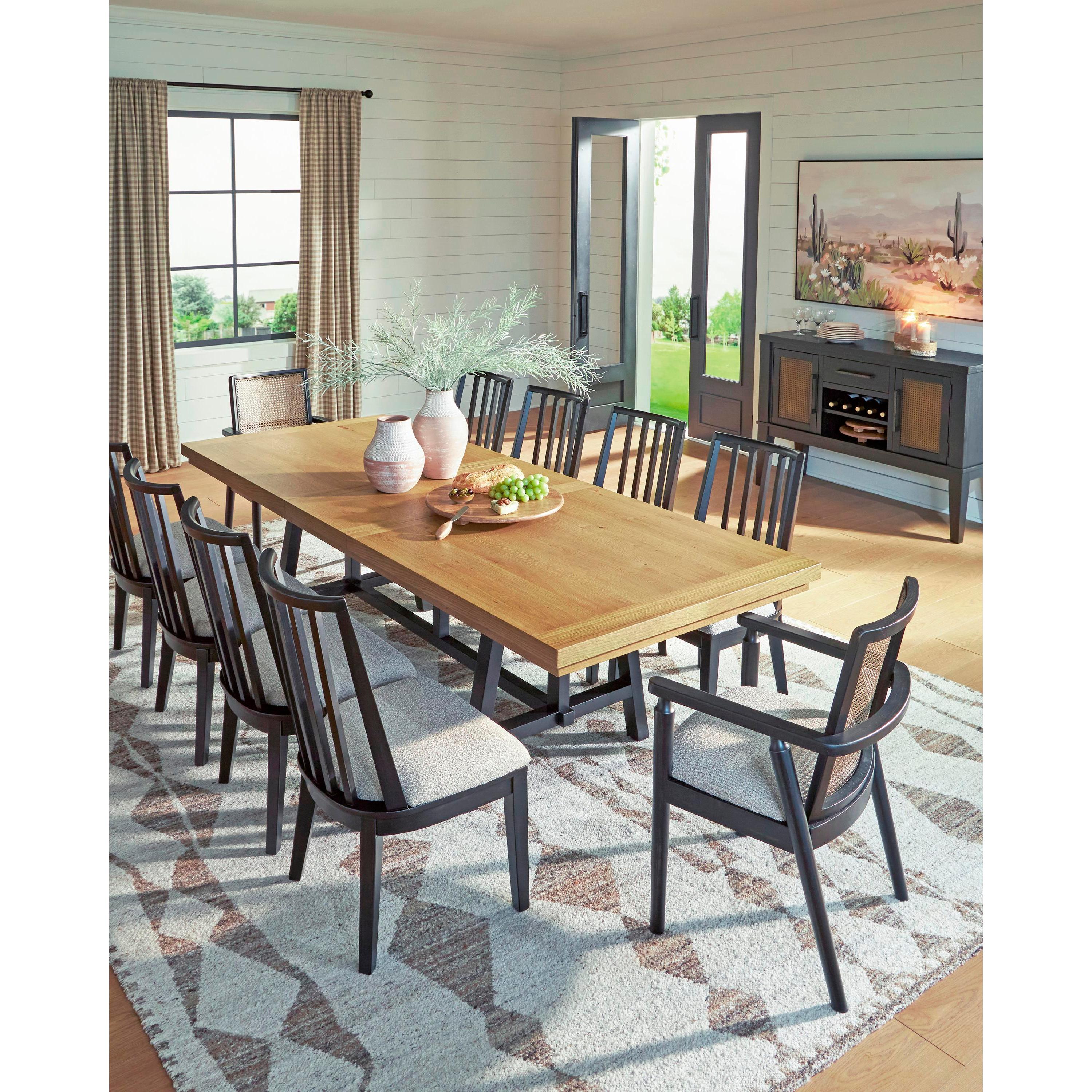 Signature Design by Ashley Galliden D841-55 Rectangular Dining Room Extension Table IMAGE 13