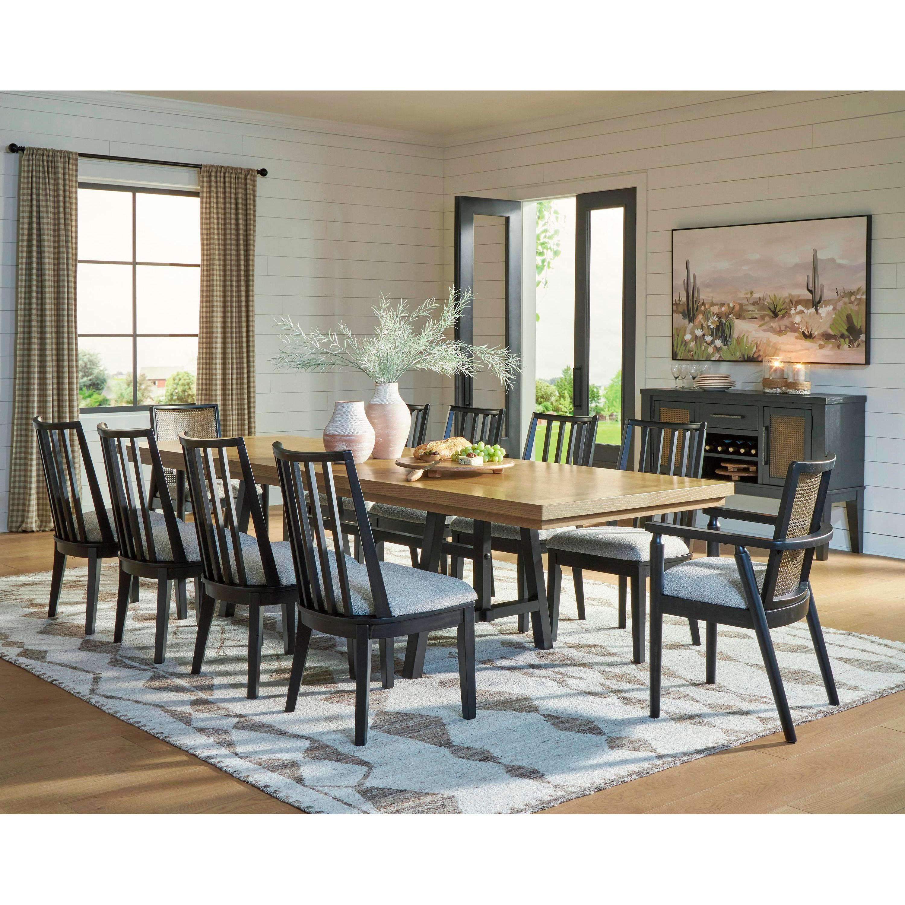 Signature Design by Ashley Galliden D841-55 Rectangular Dining Room Extension Table IMAGE 18