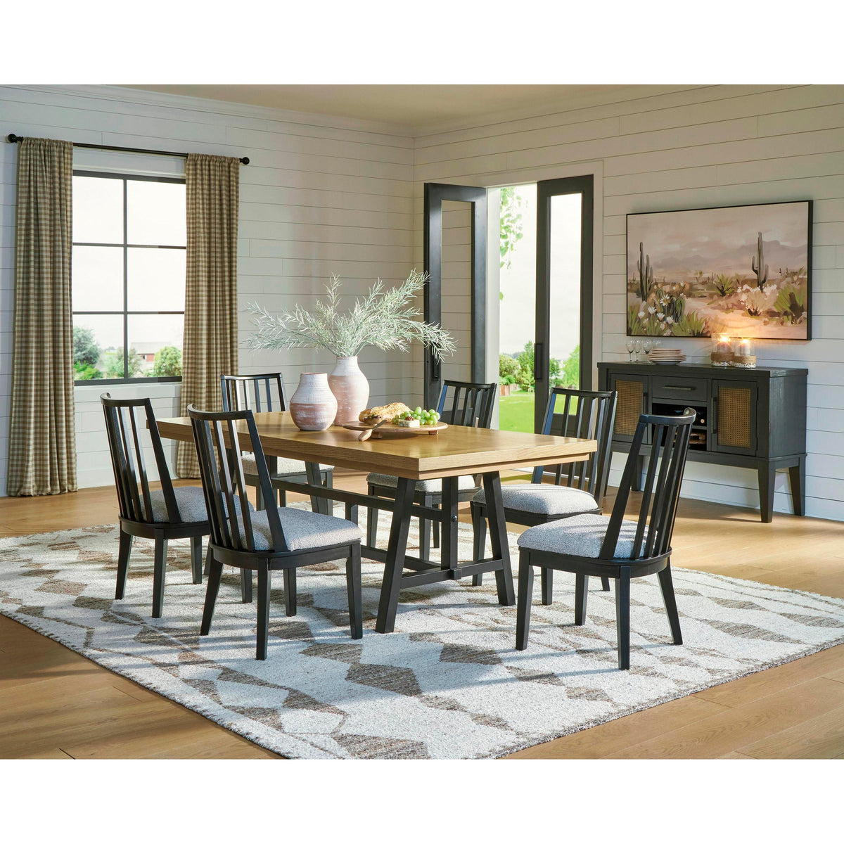 Signature Design by Ashley Galliden D841-55 Rectangular Dining Room Extension Table IMAGE 19